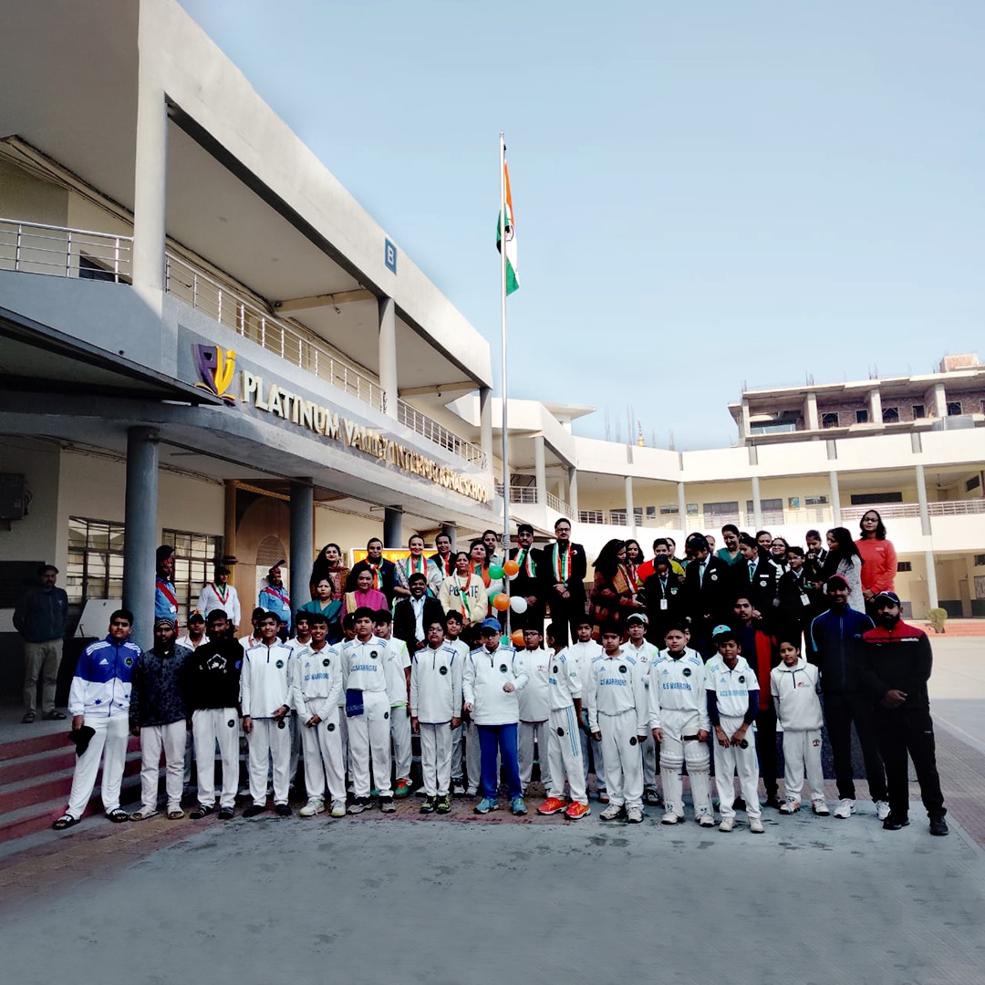 Honoring 76 Years of Republic India at Platinum Valley International School