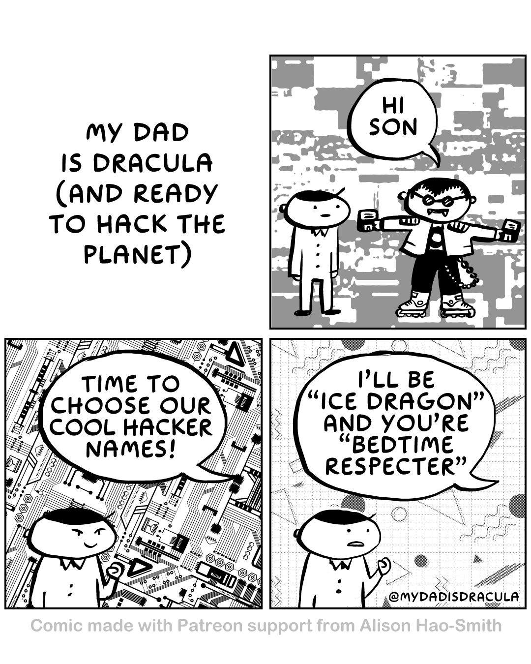 My Dad is Dracula and He's Ready to Take Over the World
