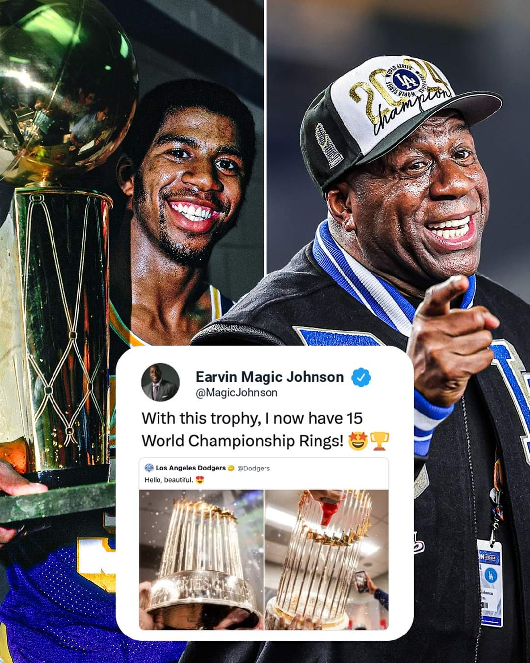 He gathers trophies just like I do!