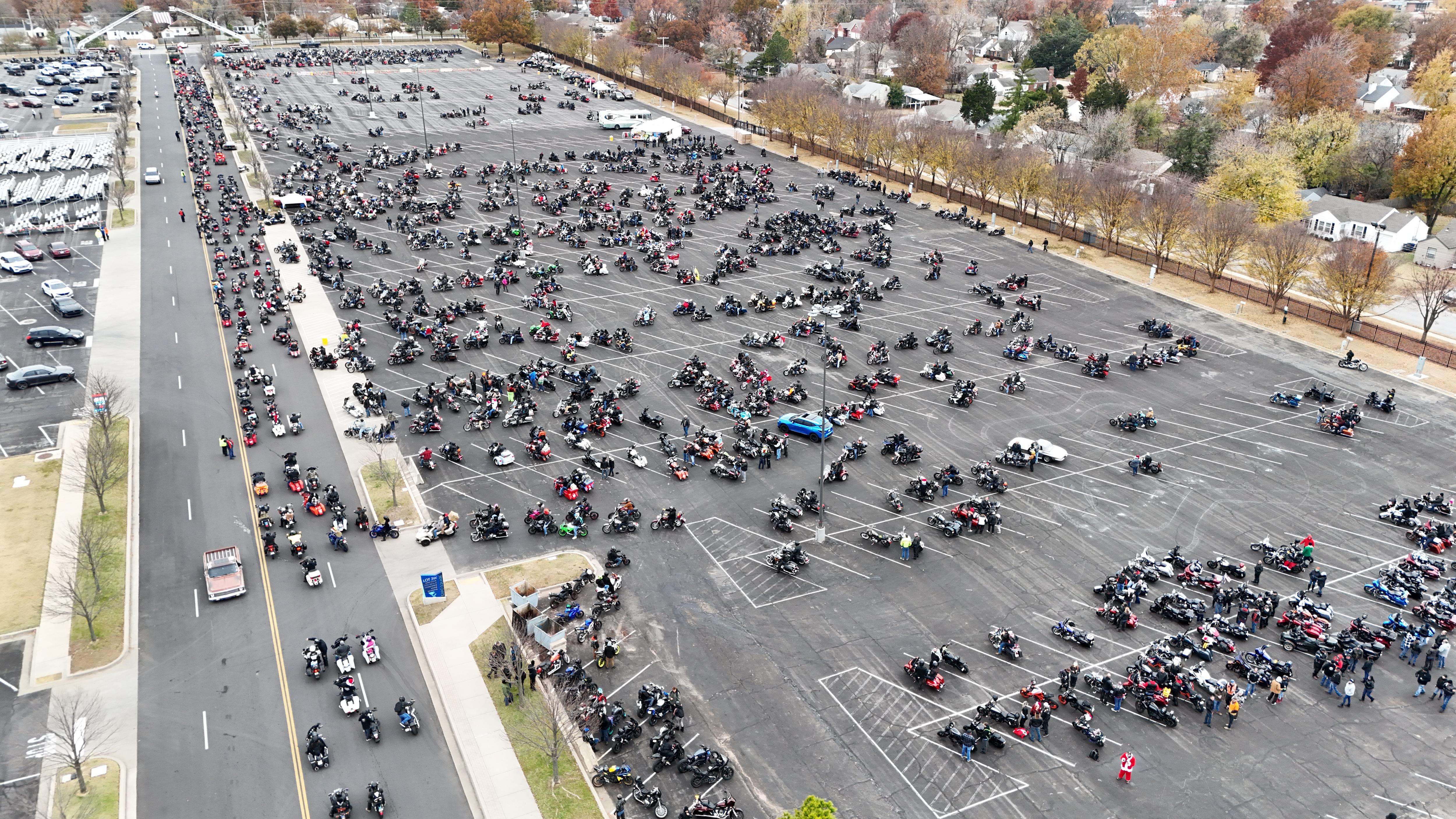 Snapshots from today's Toys for Tots motorcycle toy run