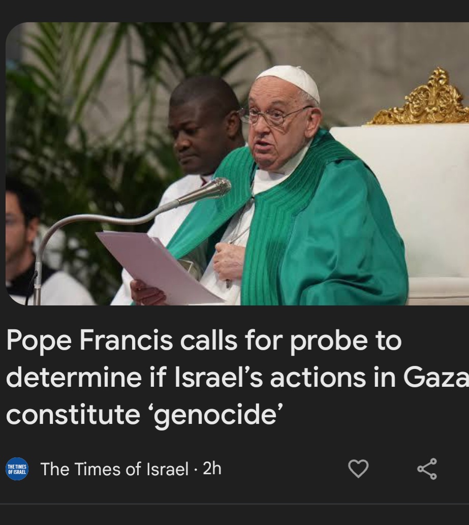 Here’s a More Fitting Title: The Pope's Unfortunate Missteps