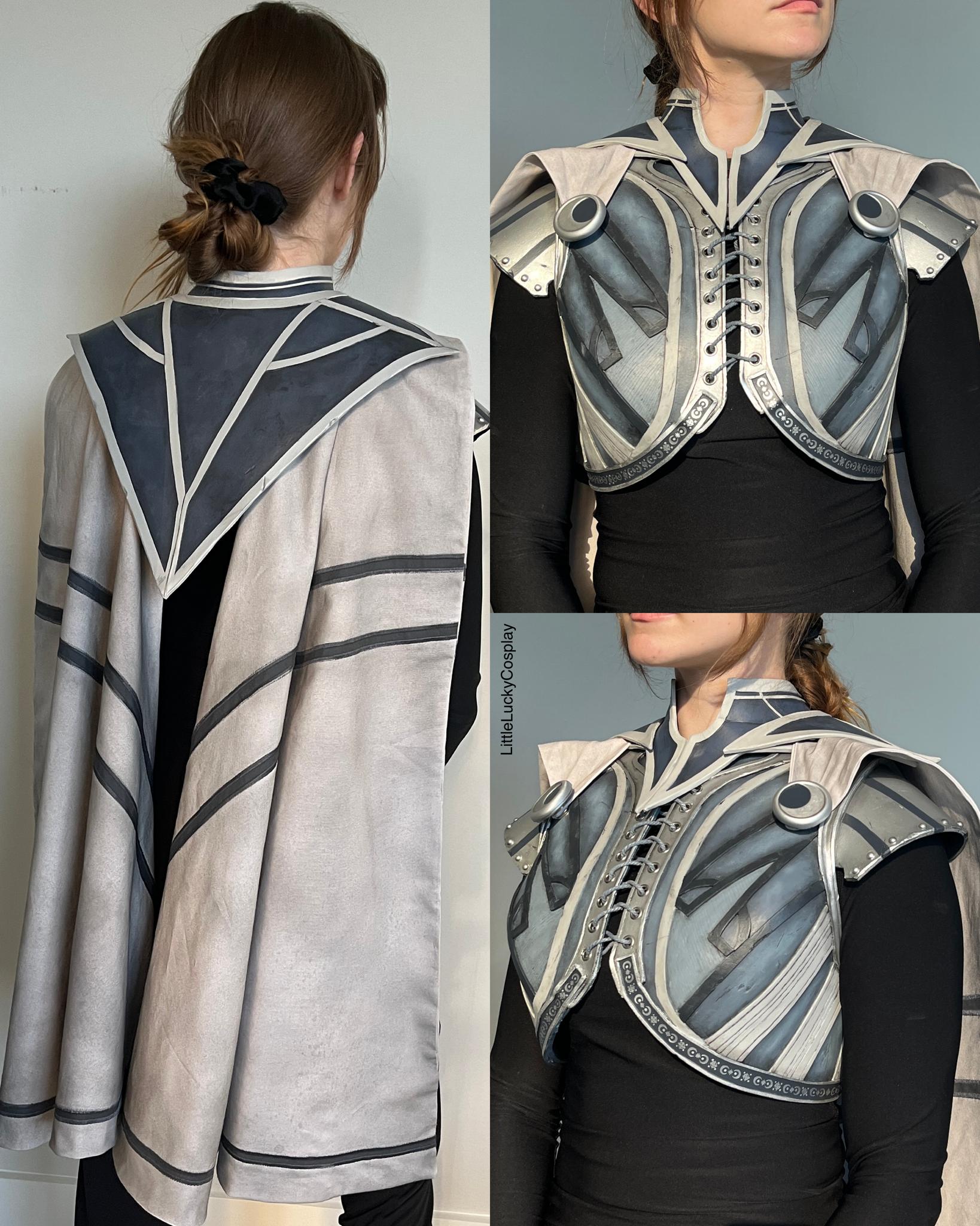 Progress Update on Isobel's Cosplay from Baldur's Gate 3: Crafting Capes and Collars