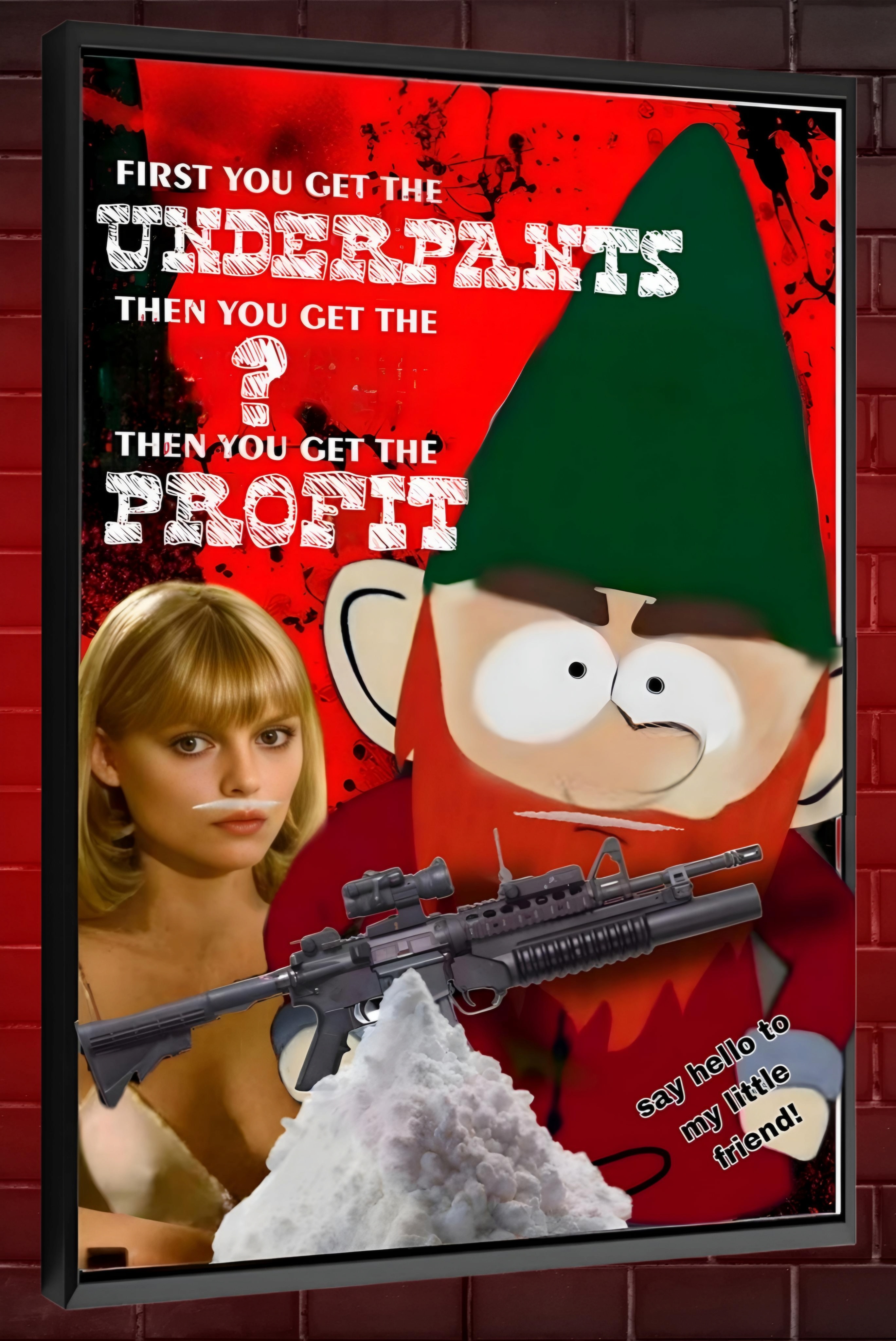 All I've got left are these stained underpants...