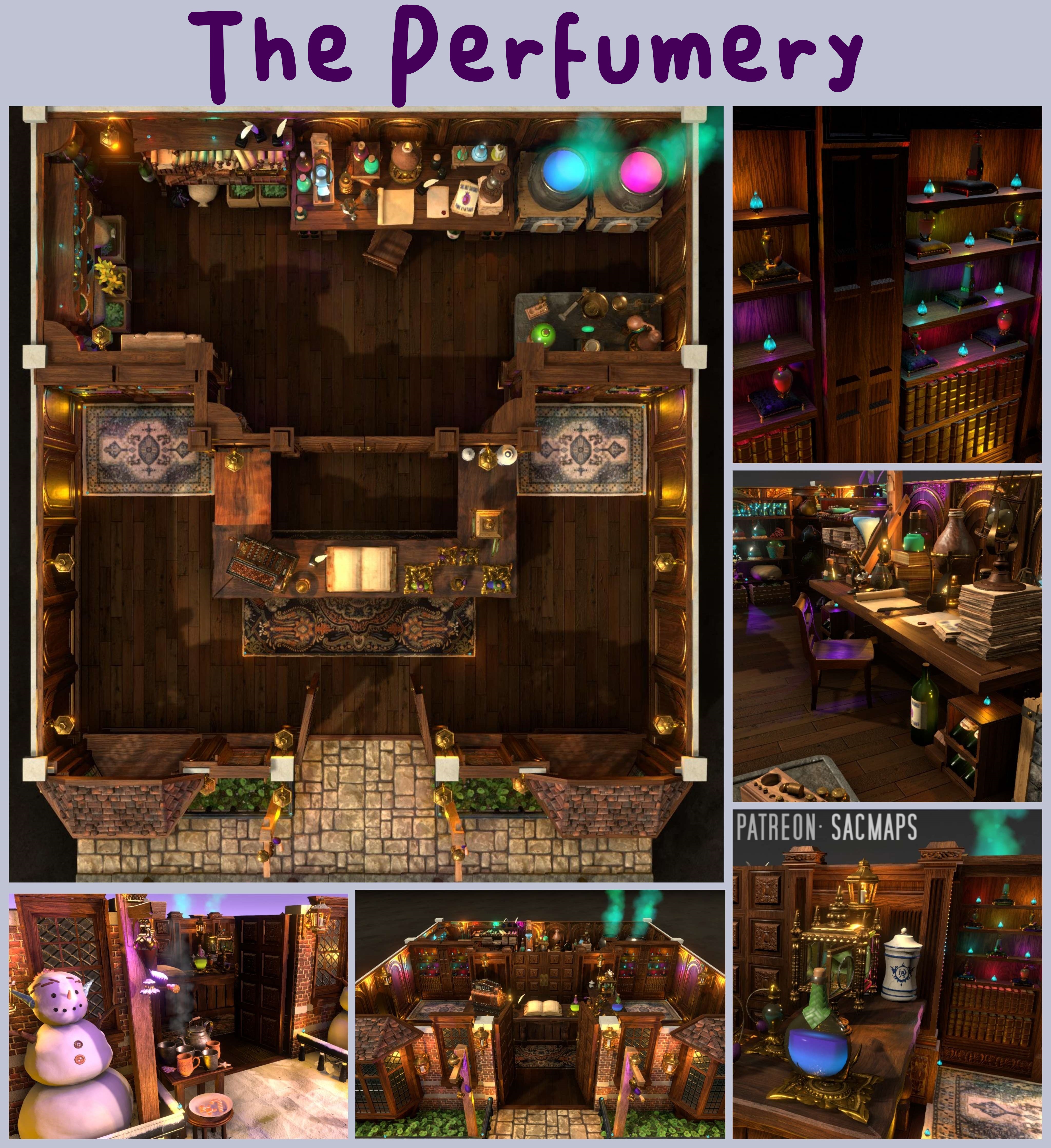 Explore The Perfumery: Free DnD and TTRPG Maps Await!