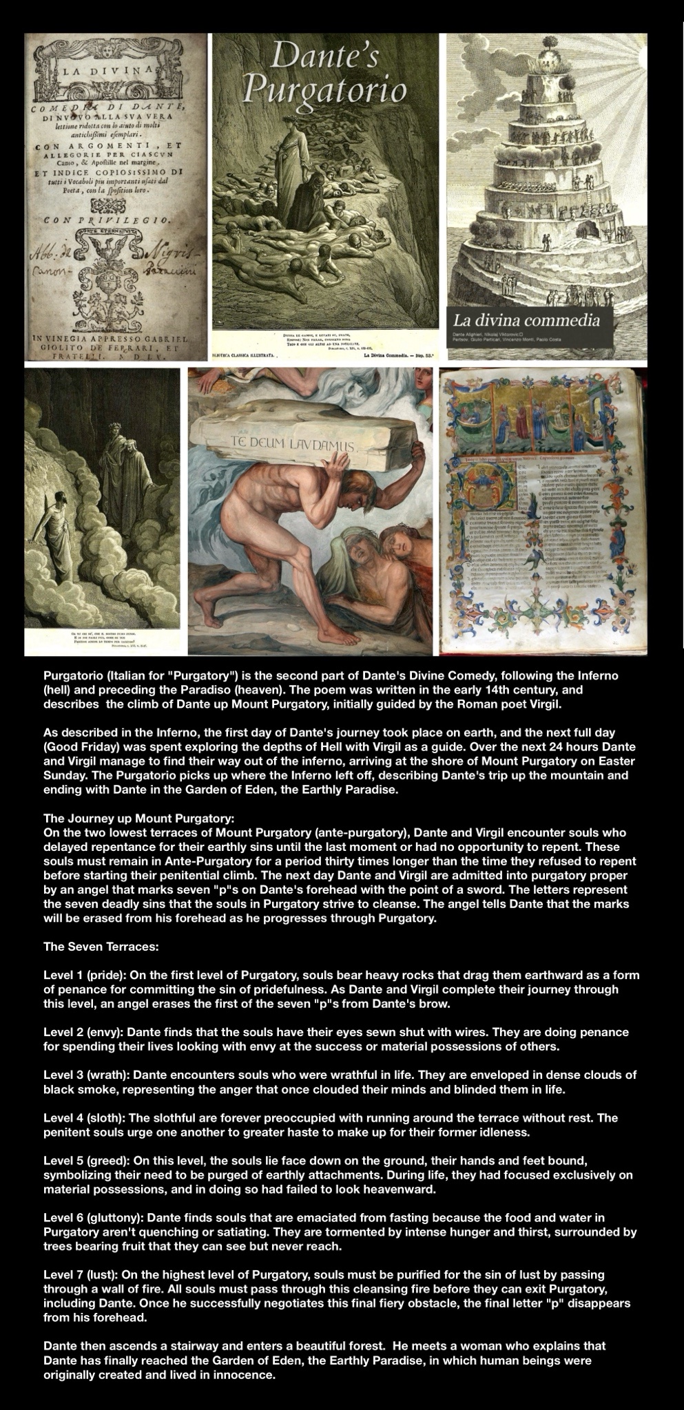 Exploring Dante's Purgatorio