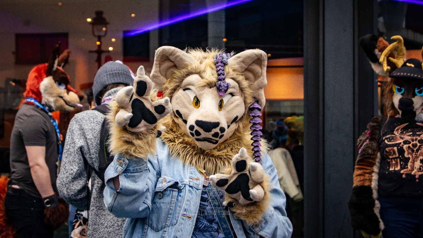 Meet the charming Lion furry, looking cute as ever!