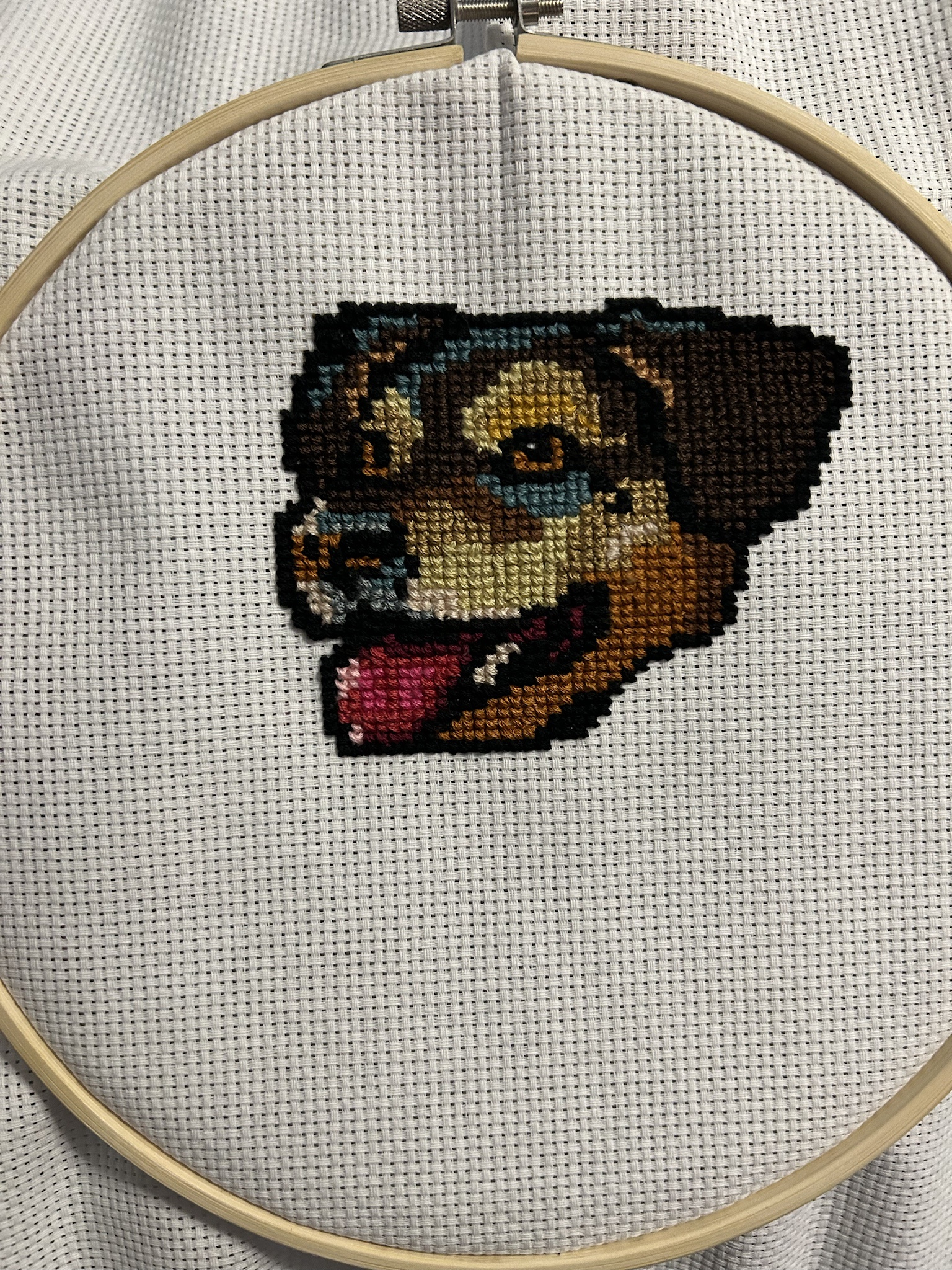 Just finished my last-minute Christmas gift in the Saint Nick of time!