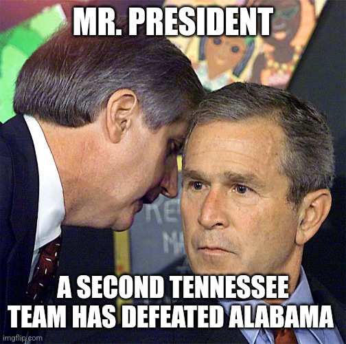 Victory! The Vols triumphed over 'Bama!