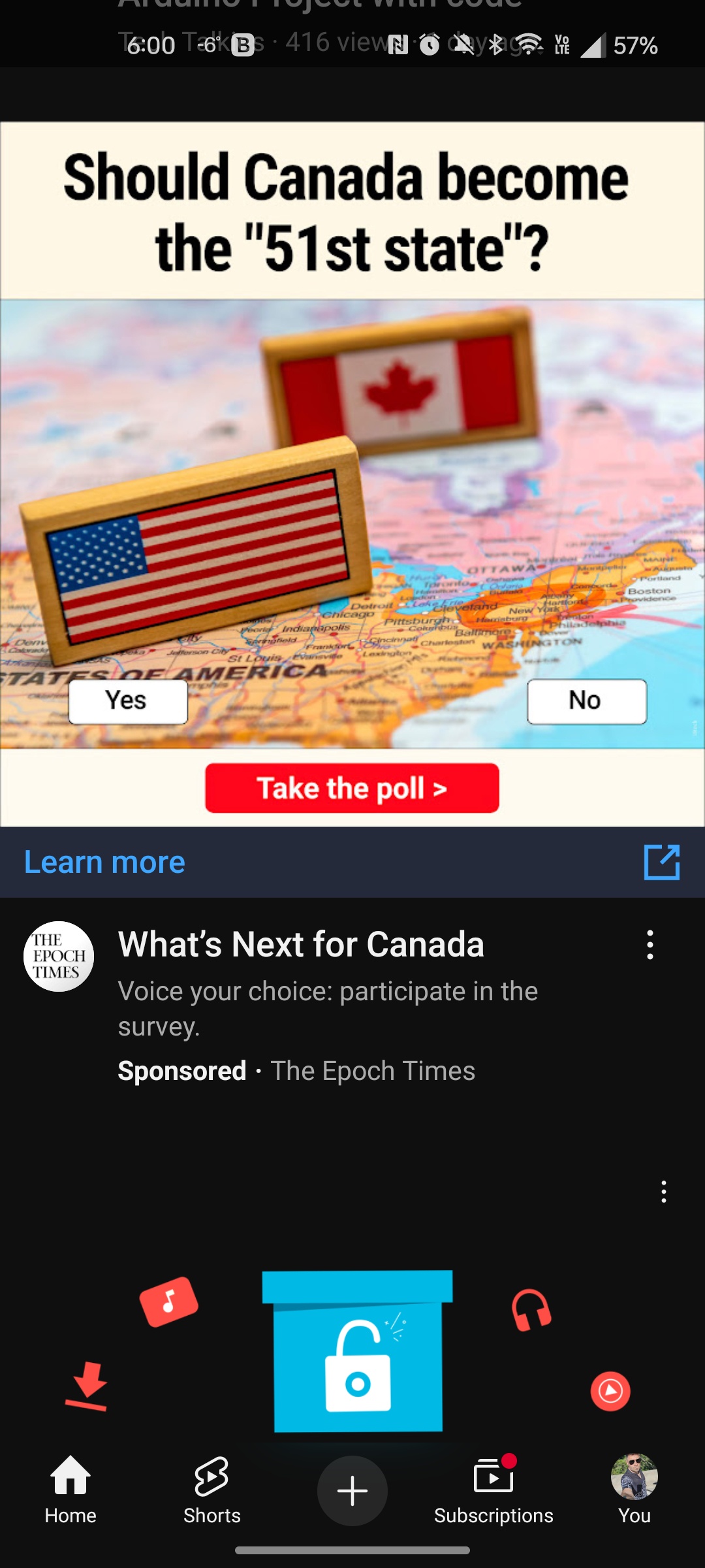 Caught This Interesting YouTube Ad: Is Promoting Threats to a Country Acceptable?