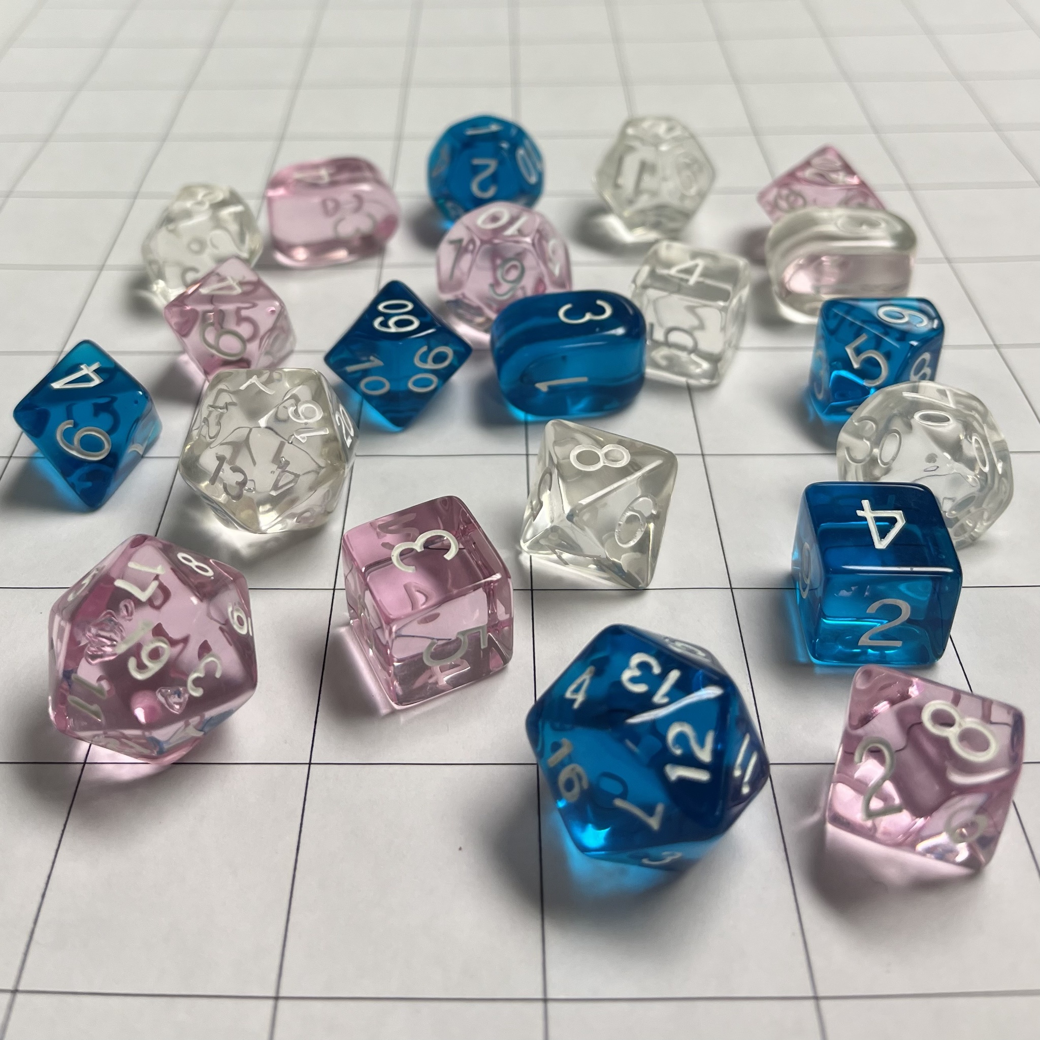 Check Out My Colorful Collection of Dice!