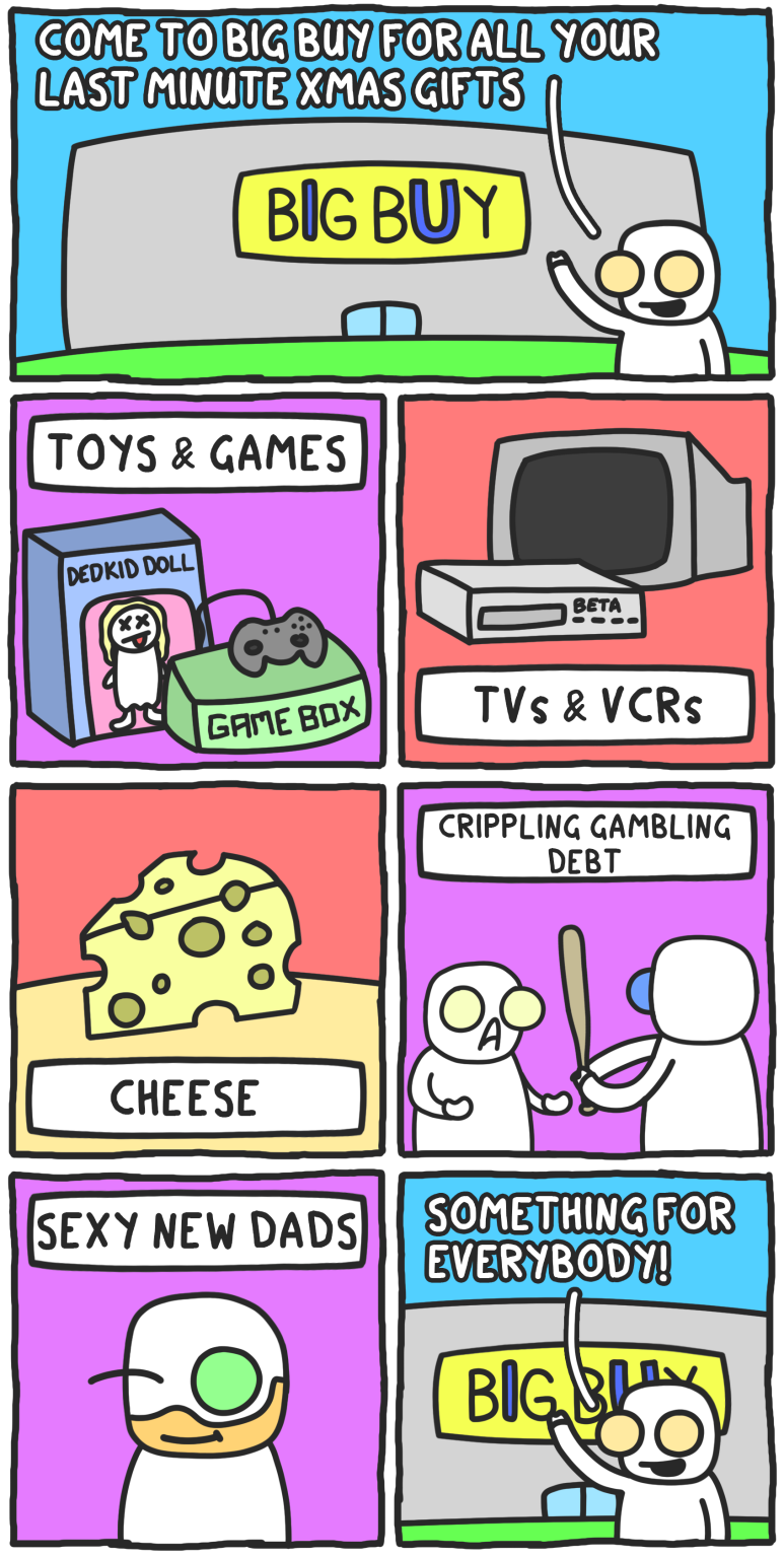 A look back at my Christmas comics through the years