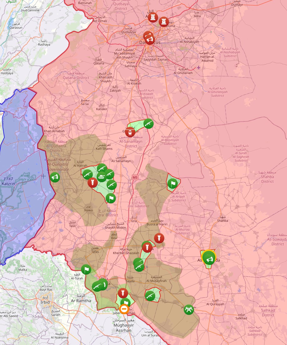 Rebellion Rising: Local Factions in Southern Damascus Take a Stand