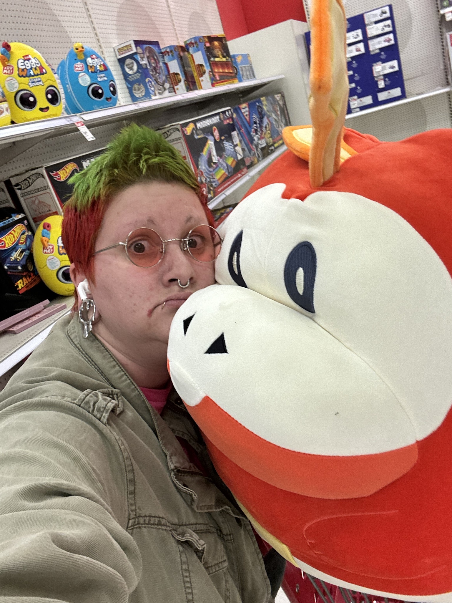 Capturing the Christmas Spirit with a Selfie and a Chonky Pup!