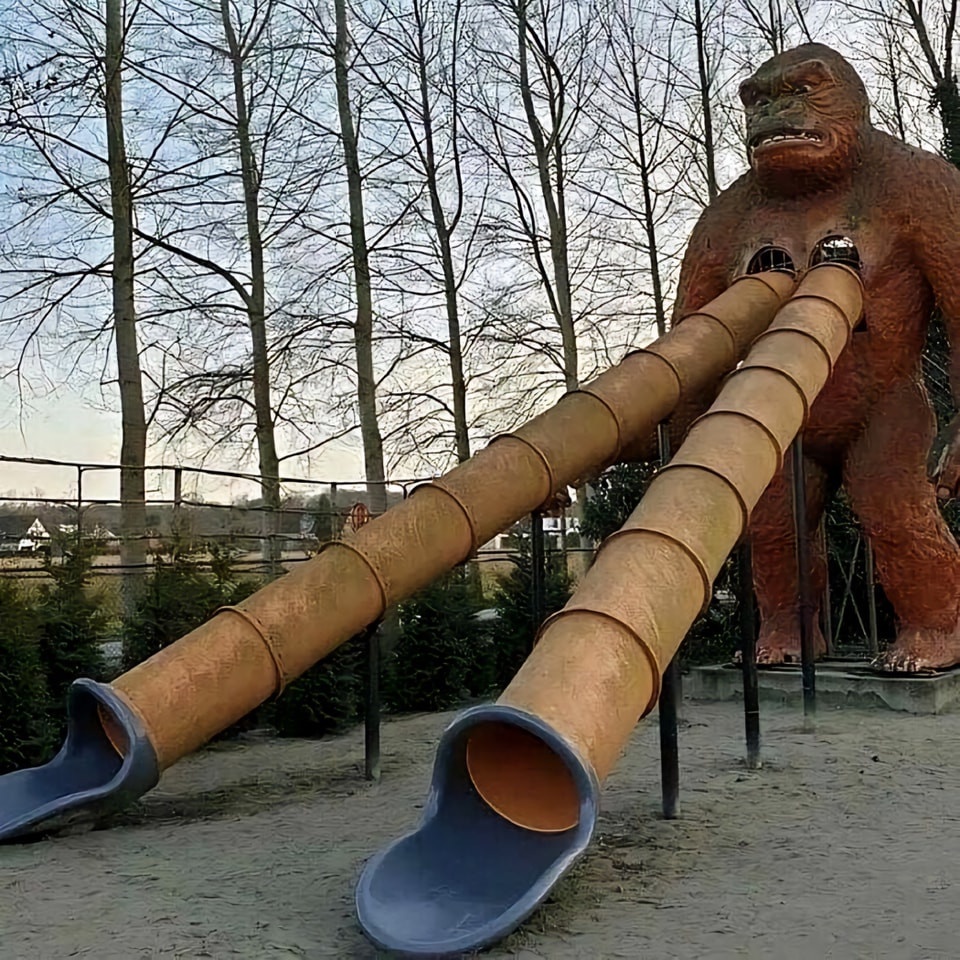 Imagine Kissing Under the Iconic King Kong Bamboo Slides
