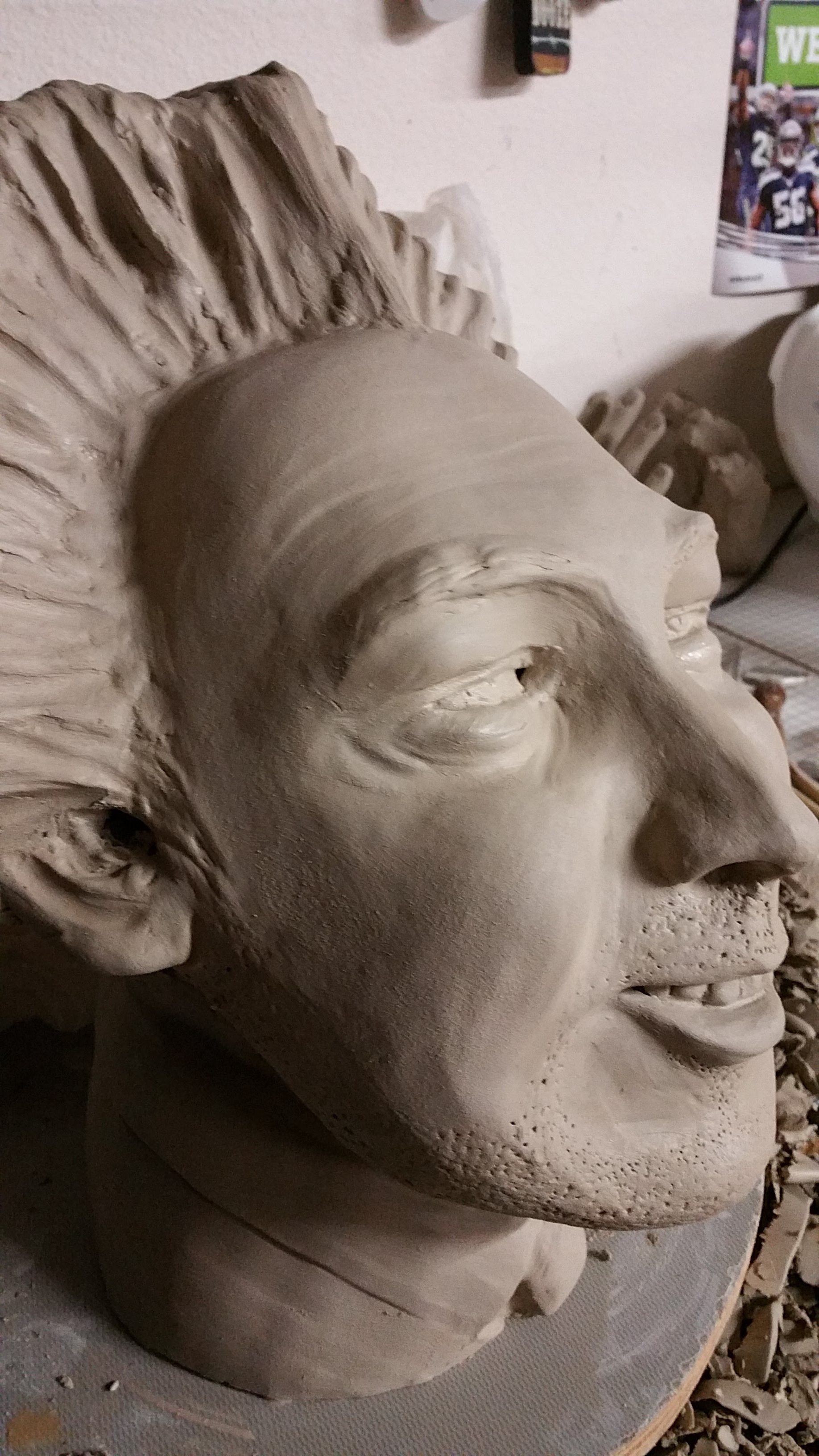 My College Days: Crafting a Giorgio Tsoukalos Sculpture