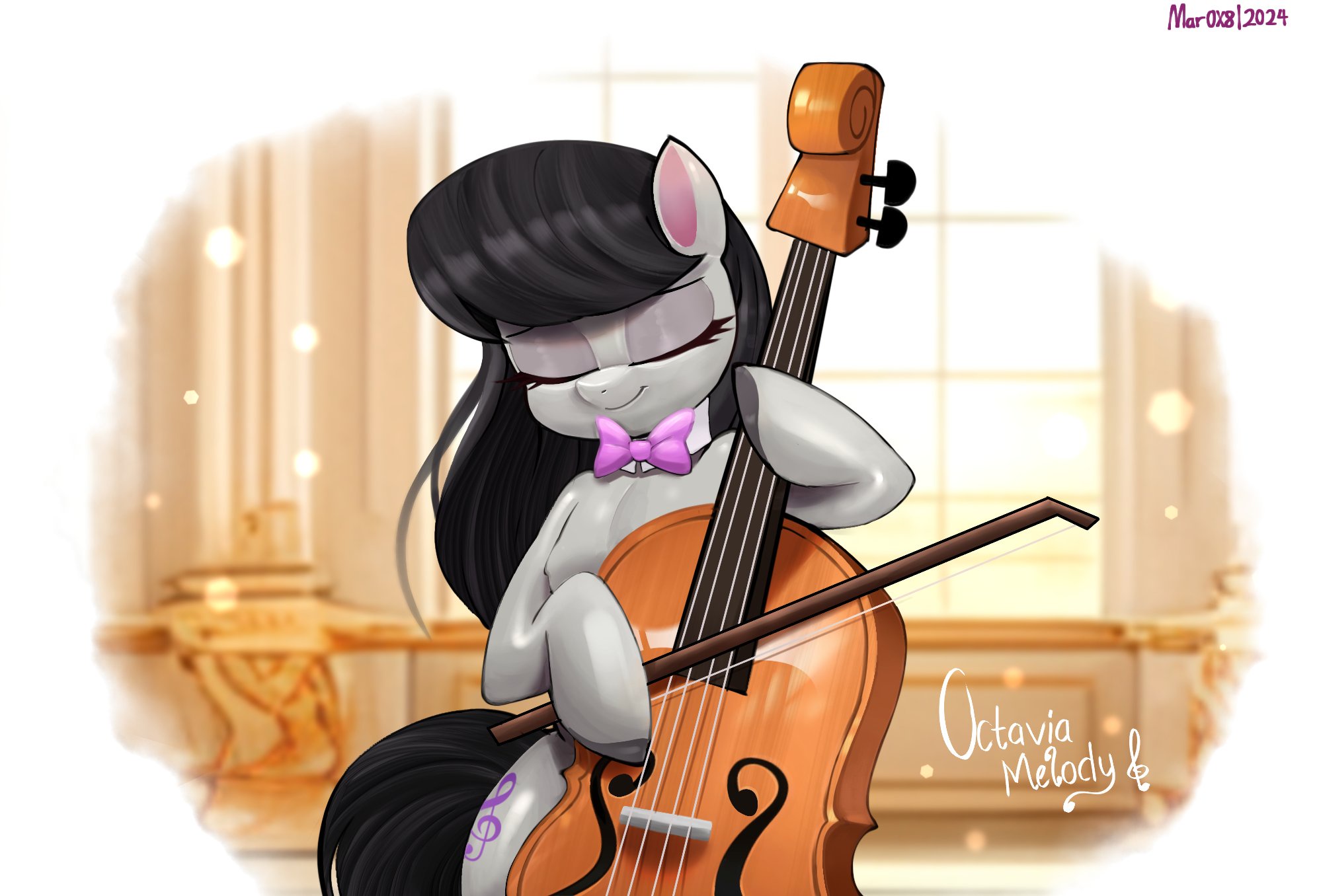 Celebrating Cake Day with Octavia
