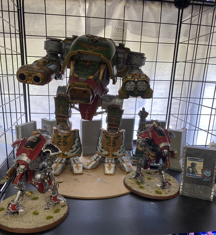 Check out this stunningly painted Warhound Titan 3D print!