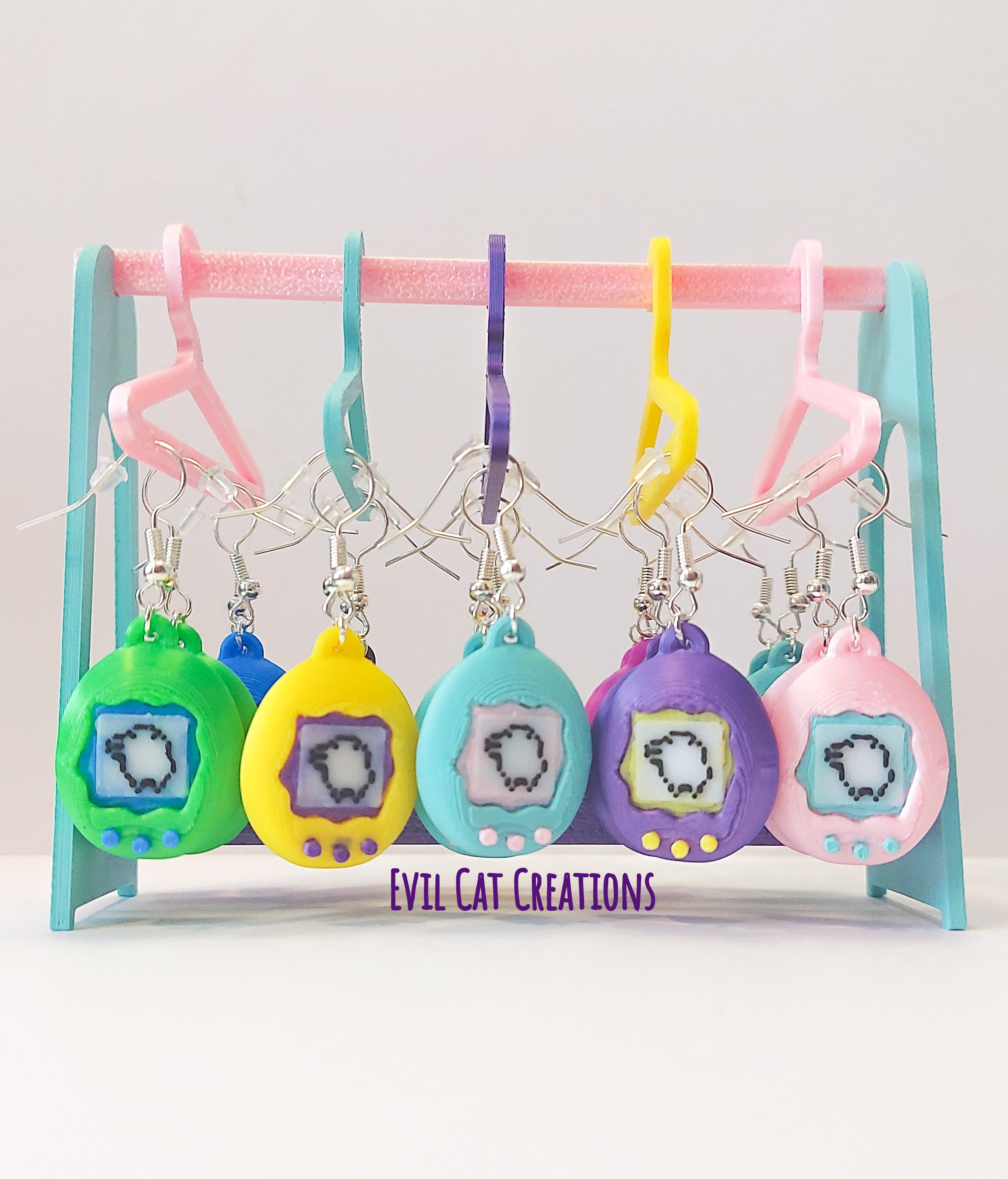 Check Out These Adorable Tamagotchi Earrings!