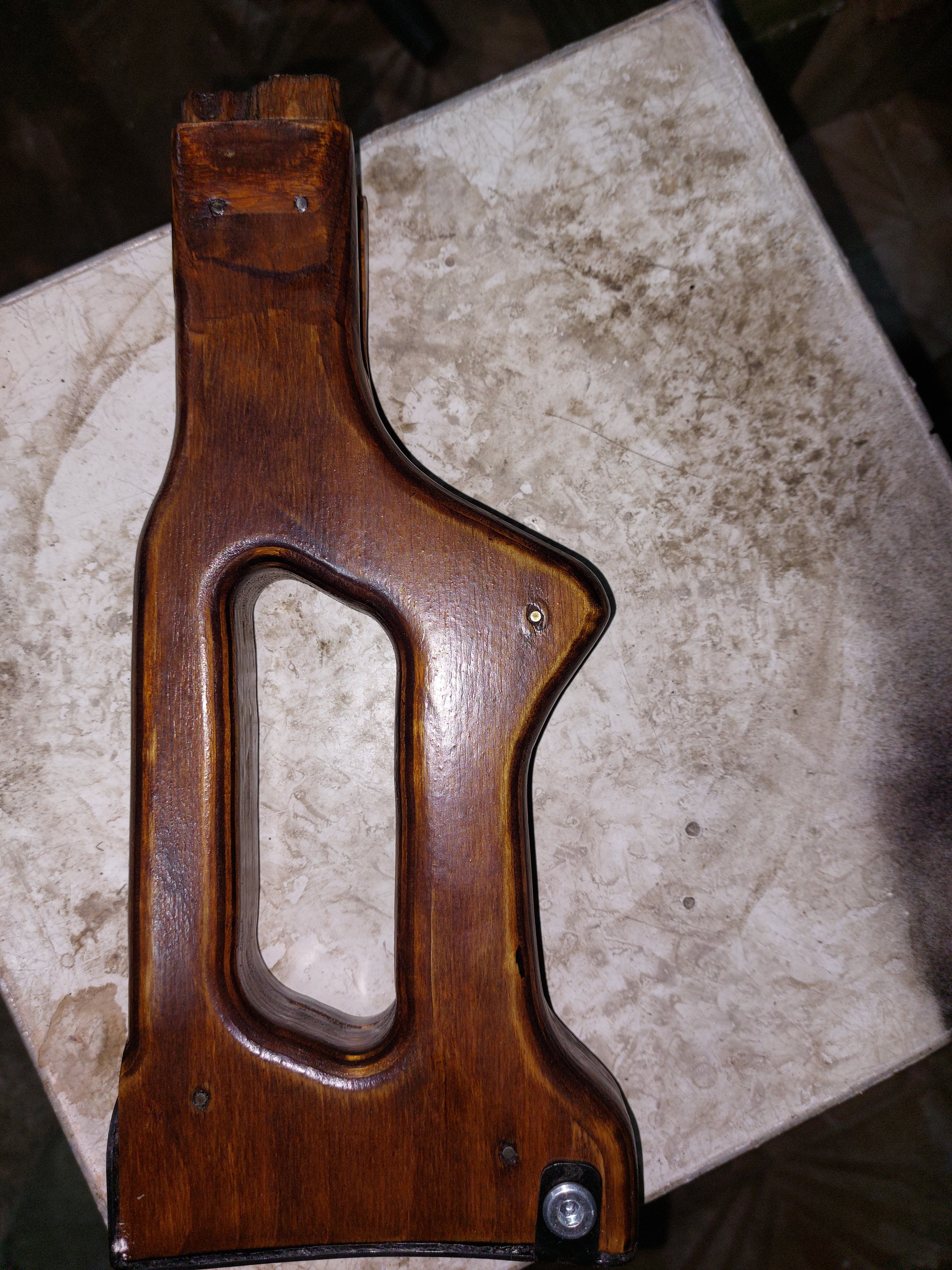 For Sale: PKM Wooden Stock for Airsoft Enthusiasts