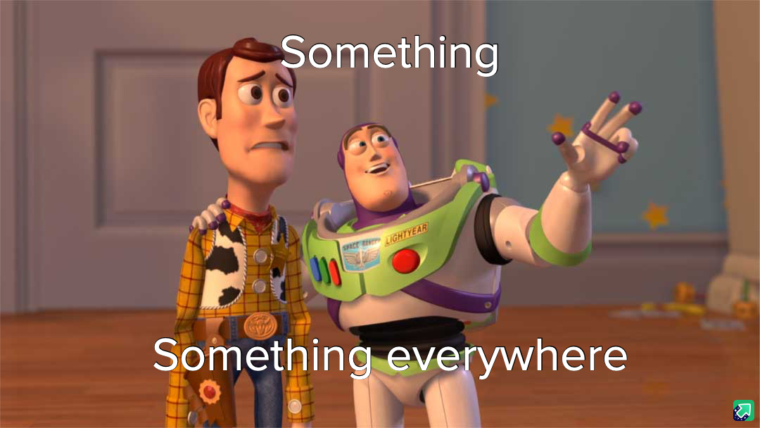 It's definitely something, but I'm not quite sure what!