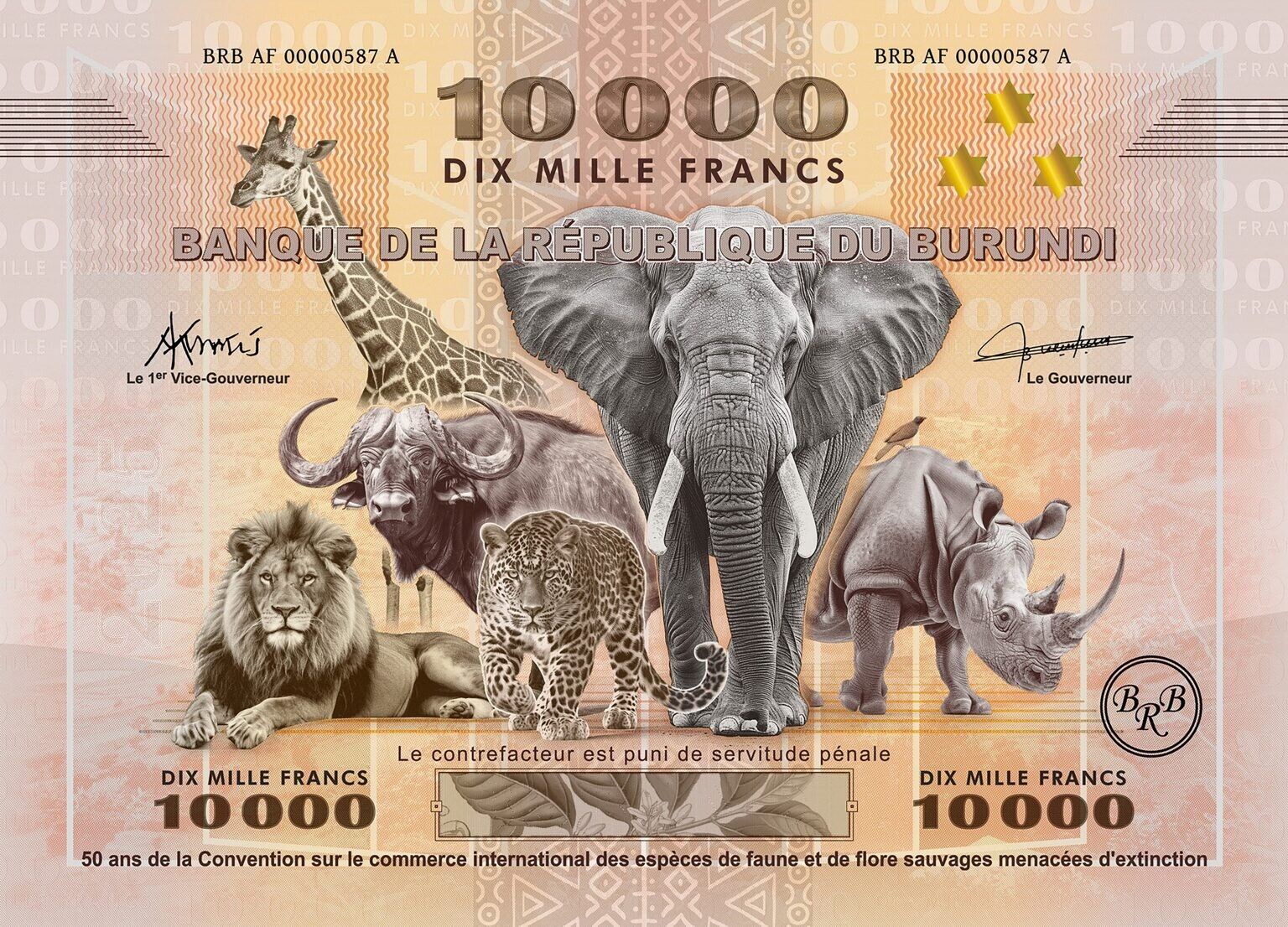 Behold the 2025 Burundi 10,000 Francs note