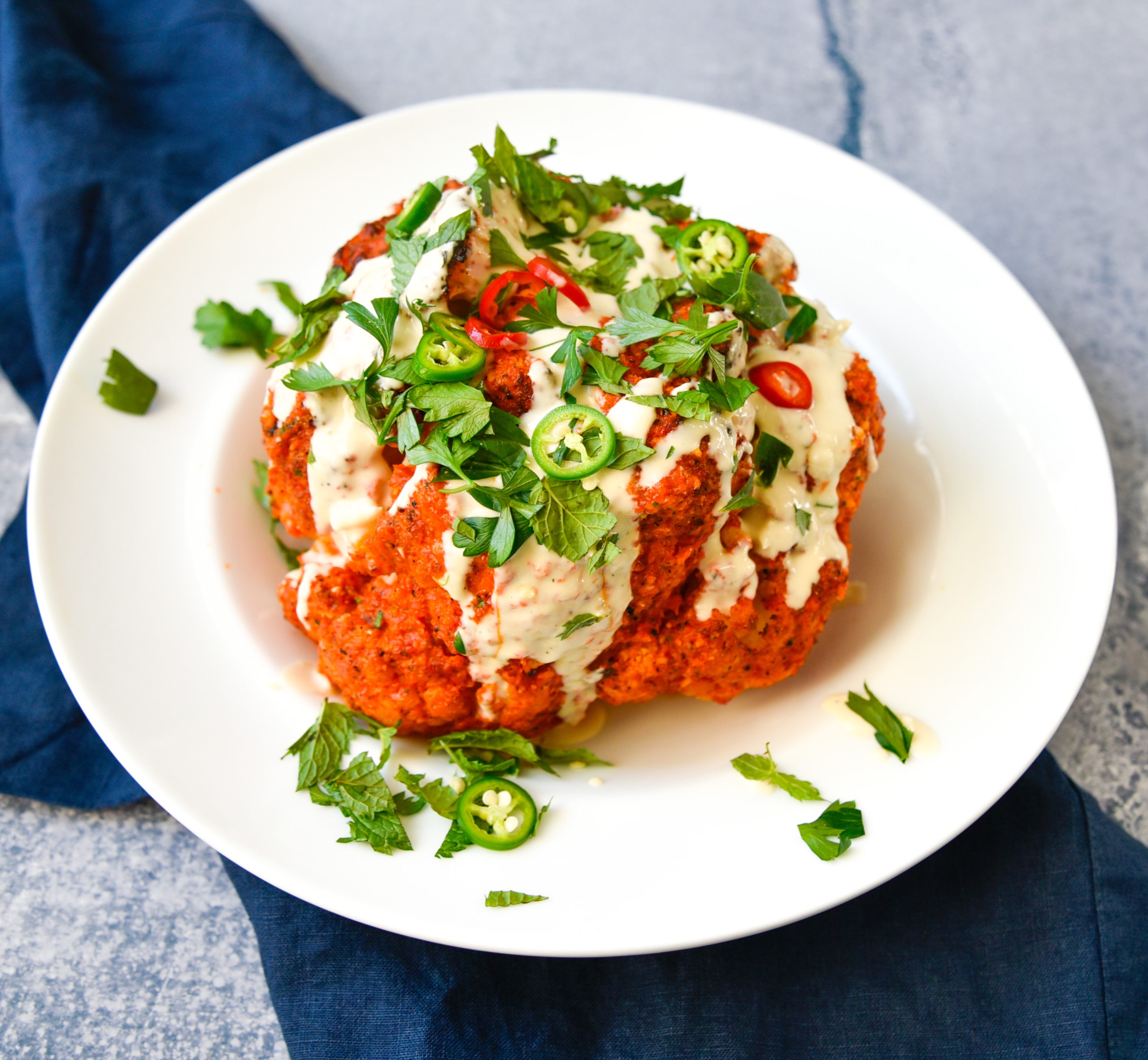 Deliciously Spicy Buffalo Cauliflower Bites