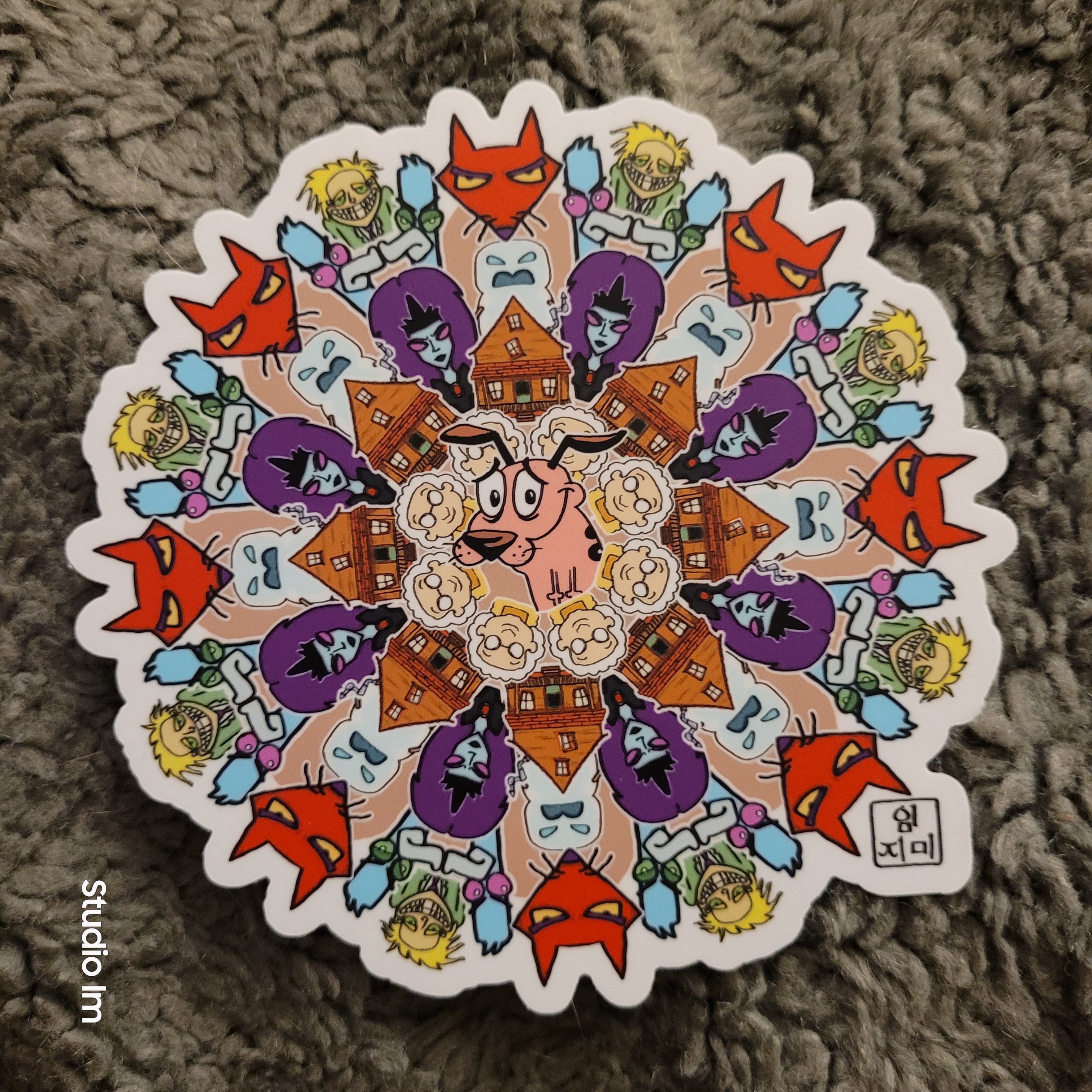 My Fan-Inspired Mandala Art is Now Available as Stickers!