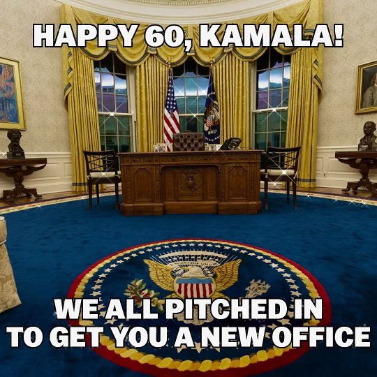 Wishing a Fantastic Birthday to Kamala!