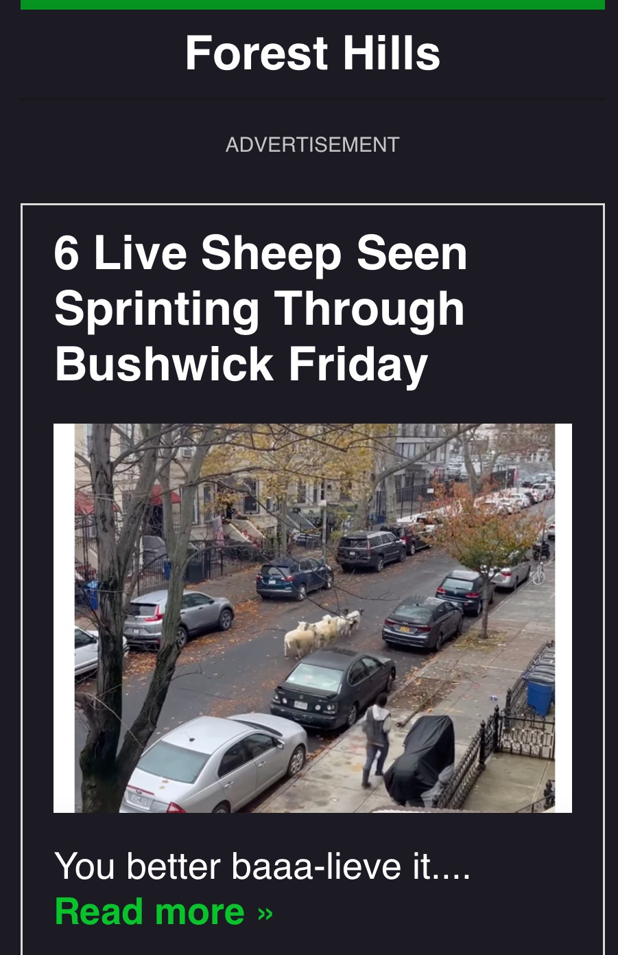 Did They Really Need to Include 'LIVE' in This Headline?