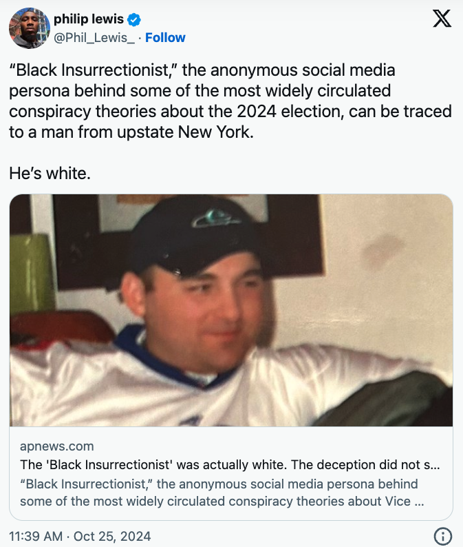 Meet the man behind the controversial 'Black Insurrectionist' account: a white guy from upstate NY with over $6.7 million in unpaid taxes.
