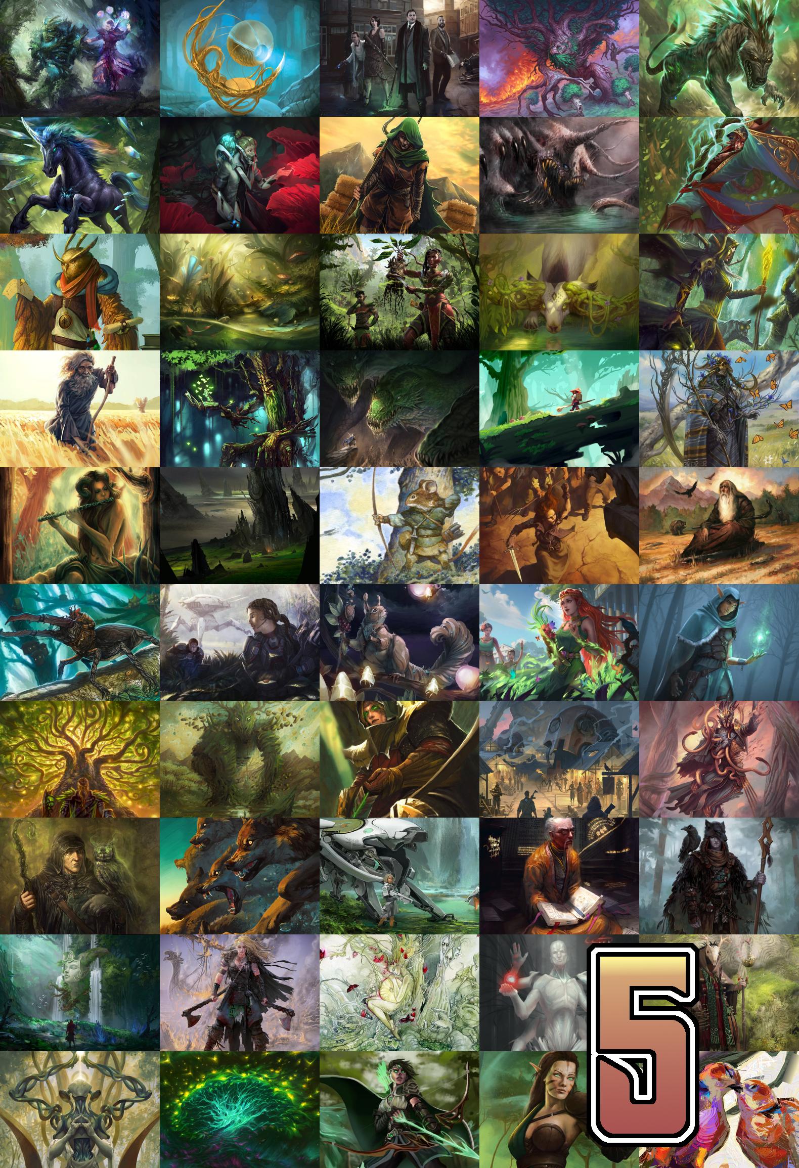 5-Grid: A Visual Puzzle to Ponder
