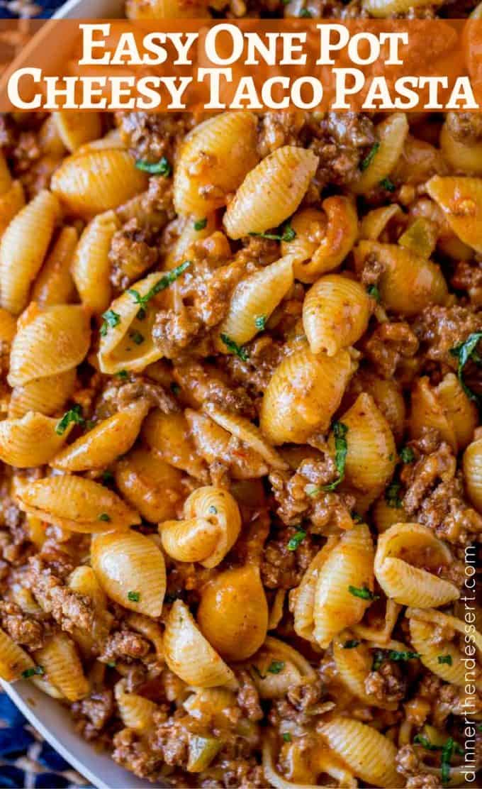 Deliciously Cheesy Beef Taco Pasta Recipe
