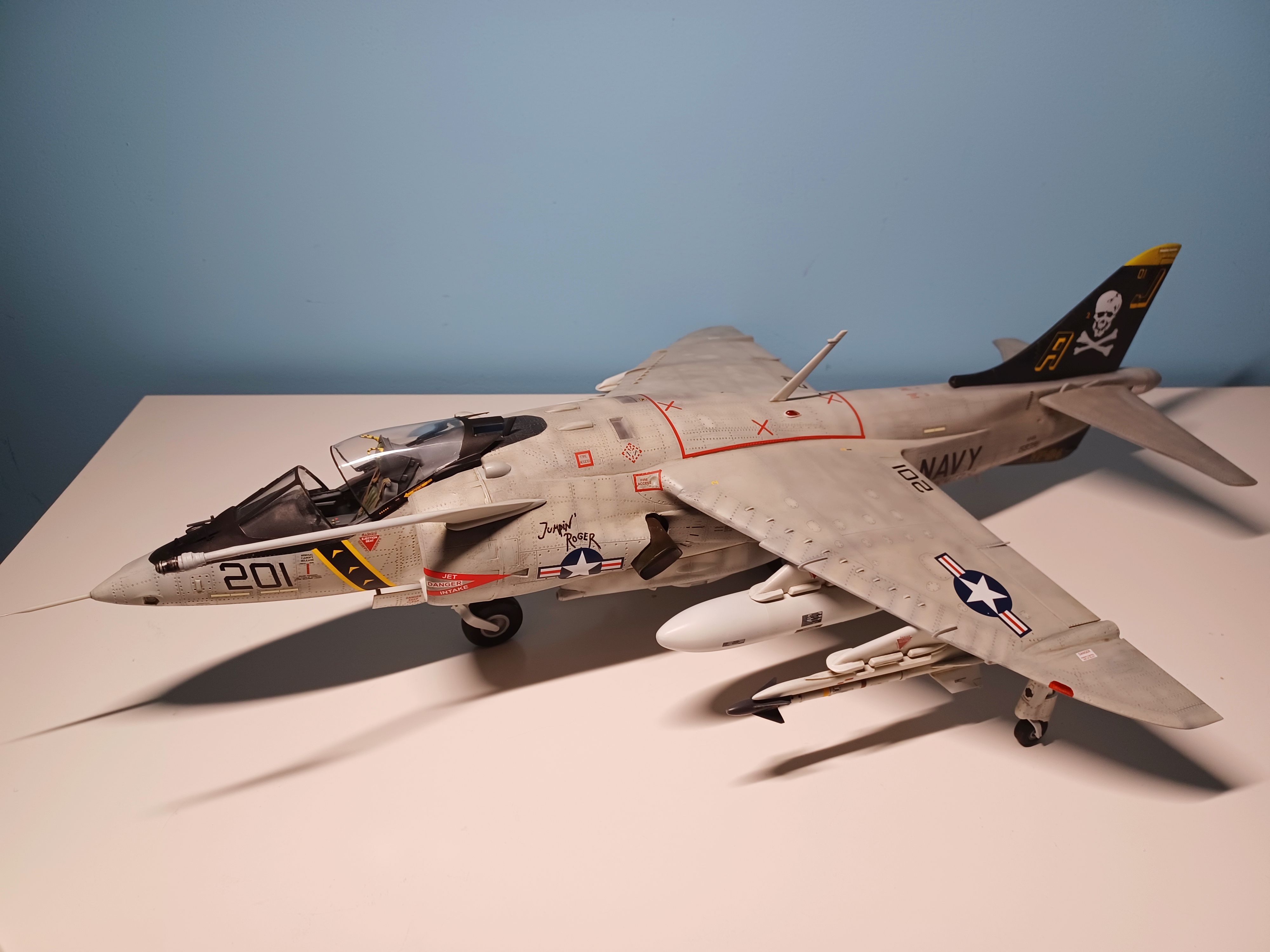 Imagining a world with the 'Jolly Rogers' AV-8A Harrier