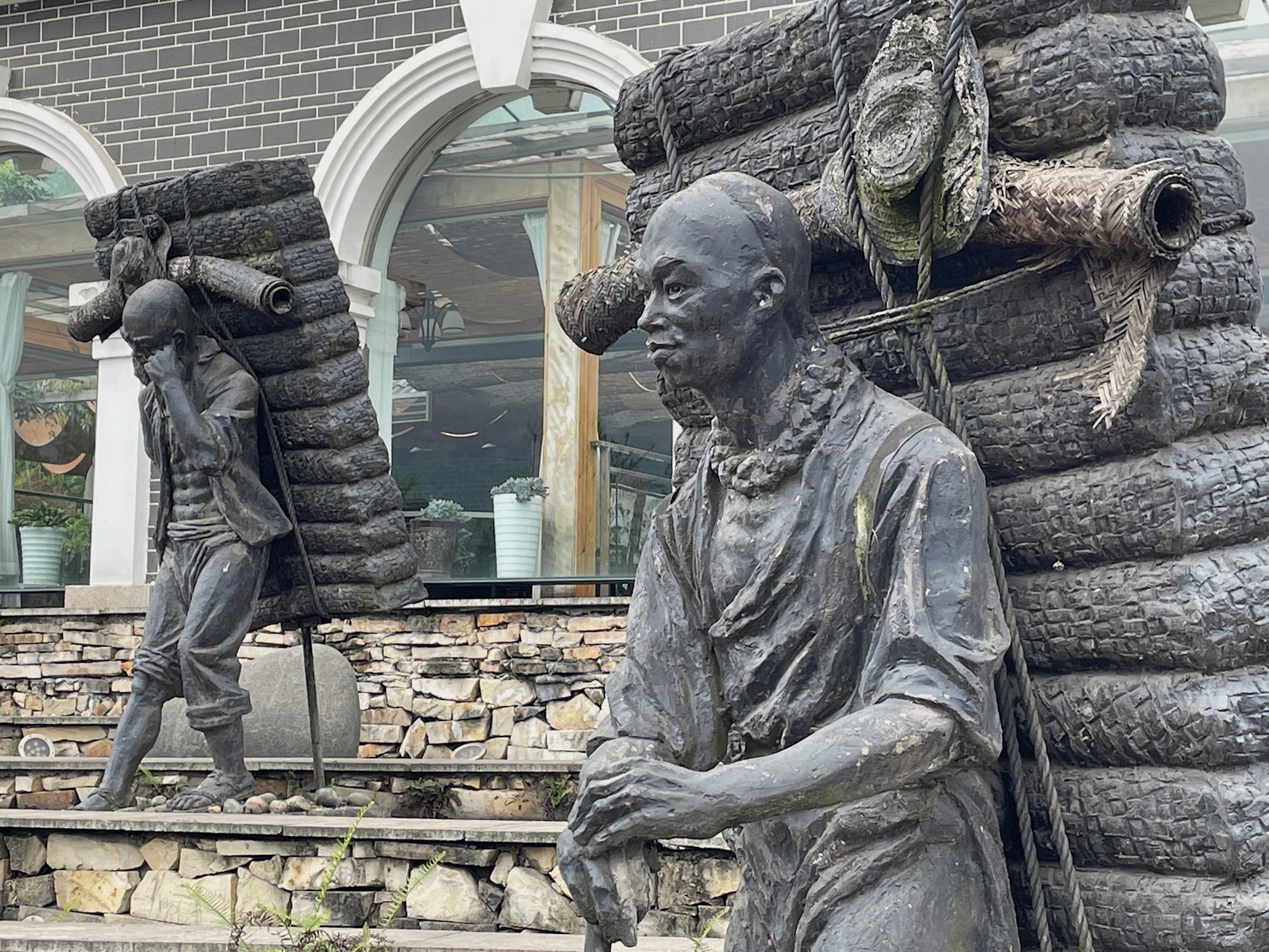 Honoring the Porters of Old at the Modern Tea-Growing Center in Sichuan