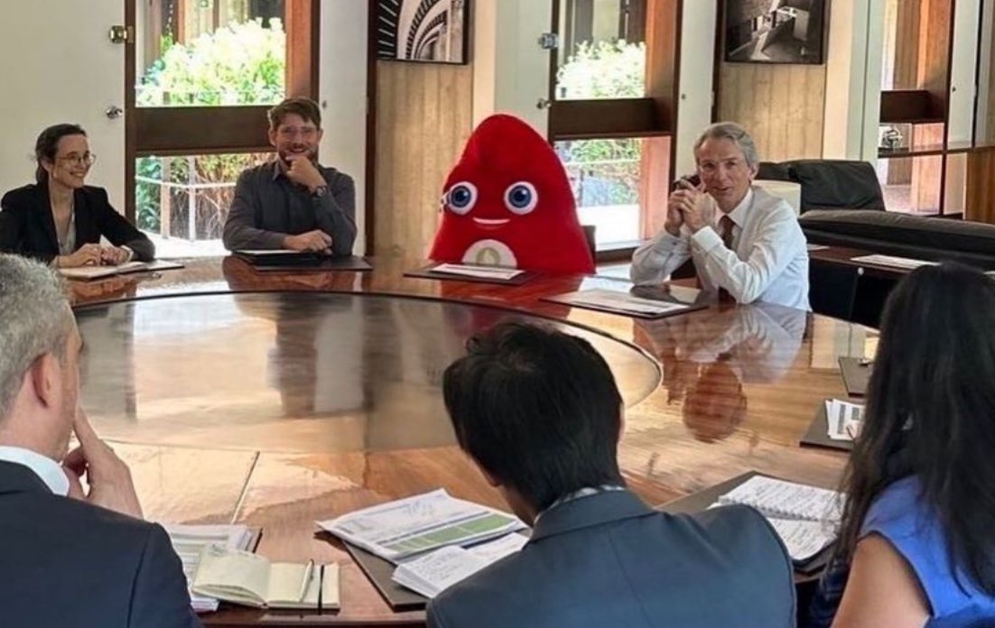 Me during our daily team meeting.