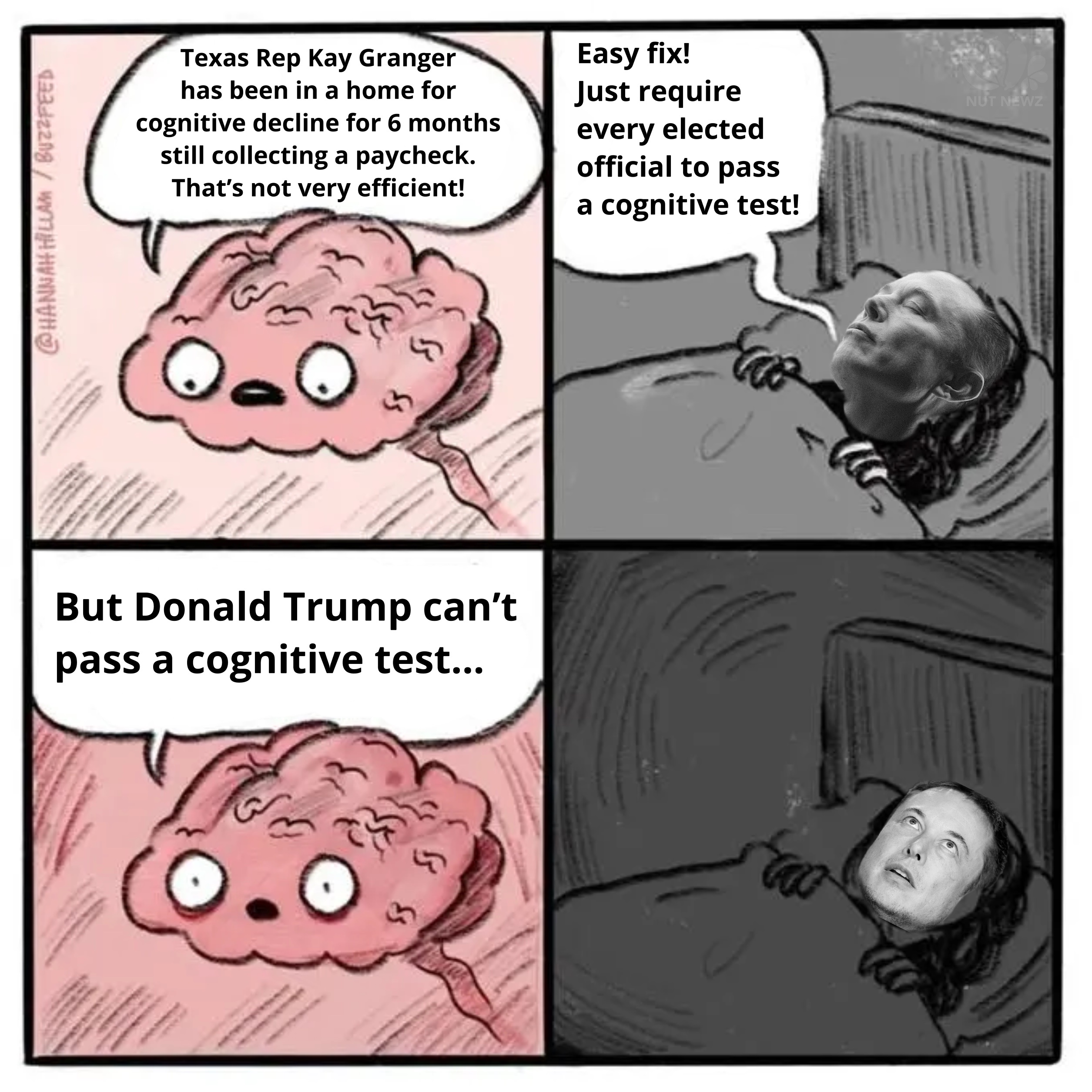 Trump's Brain: Just One Orange Cell in Action