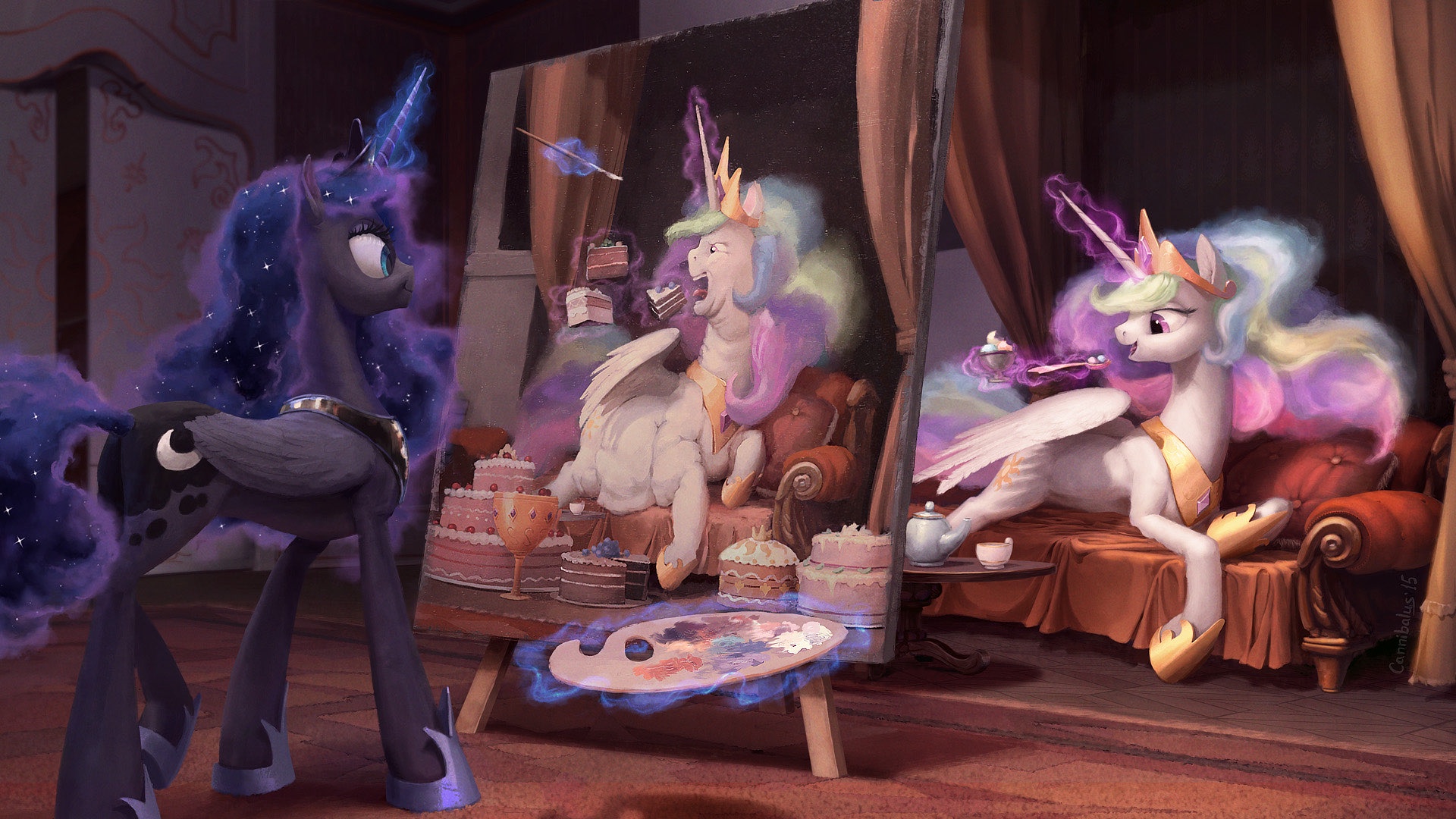 A pony post carefully curated for a prestigious showcase
