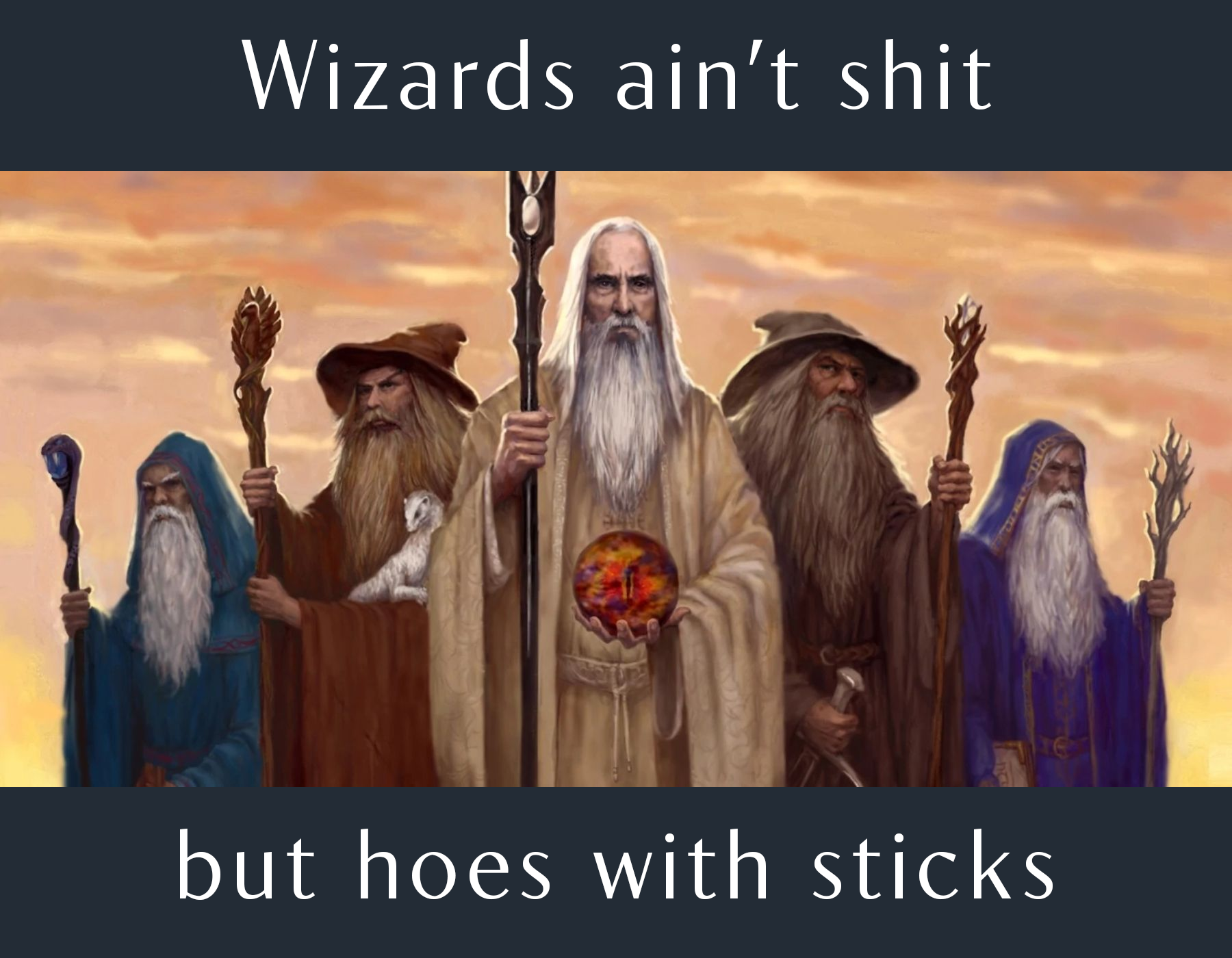 Forget about wizards, let’s talk about something else!