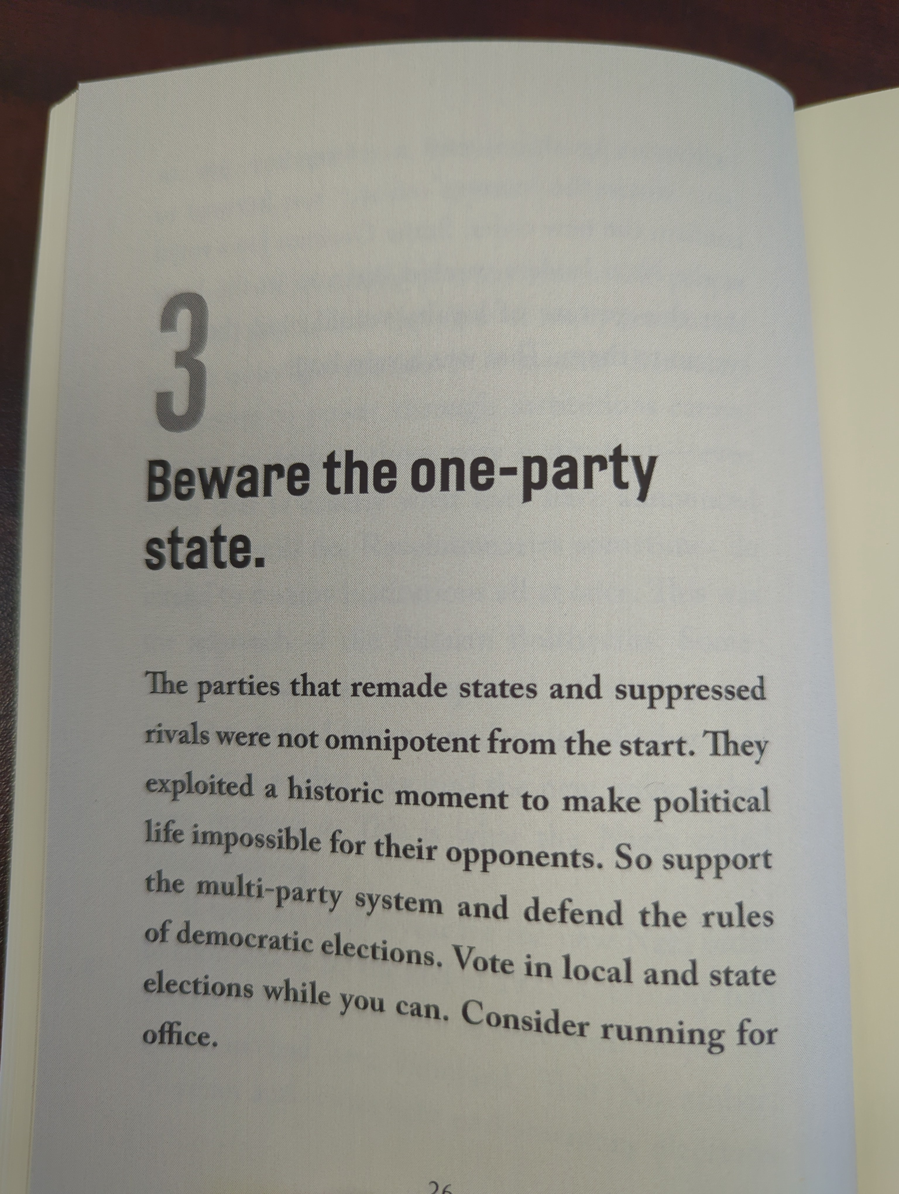 Lessons from Tyranny: Rule Number Three