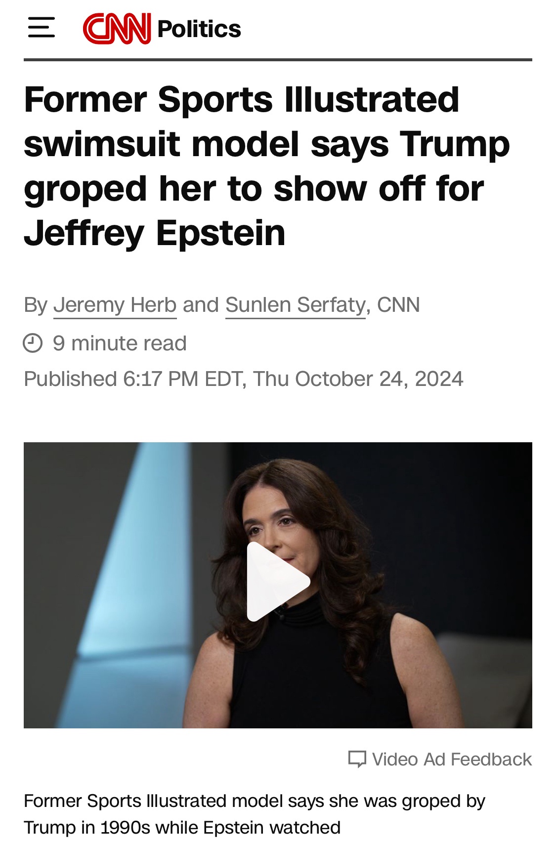 A Shocking Display: Groping to Impress Jeffrey Epstein