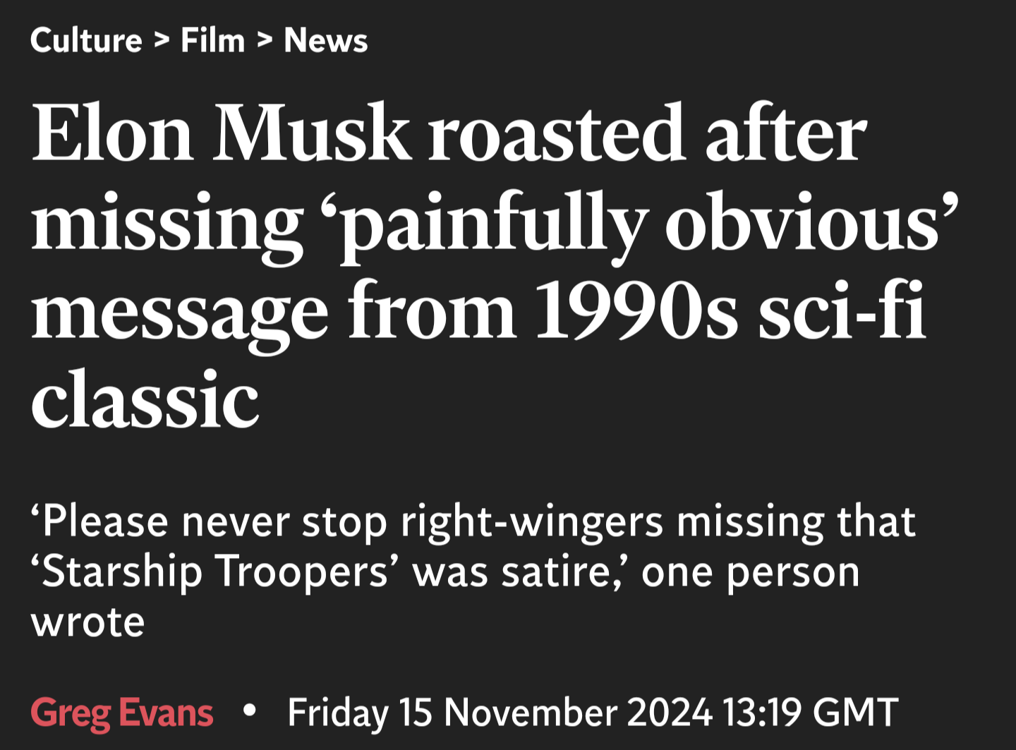 Mr. Clueless Strikes Again: Missing the Point