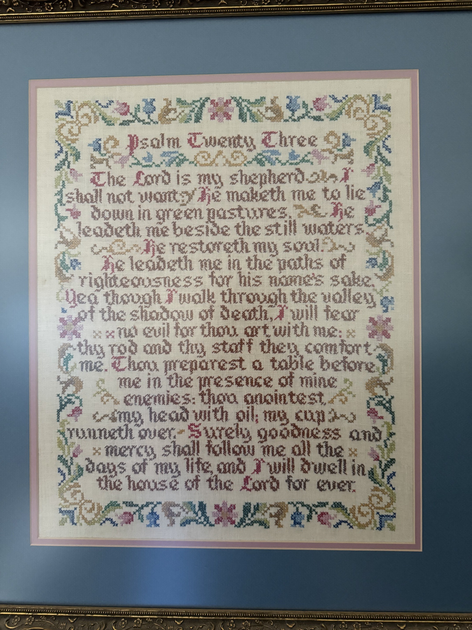 Grandma's Heartwarming Cross Stitch Creations