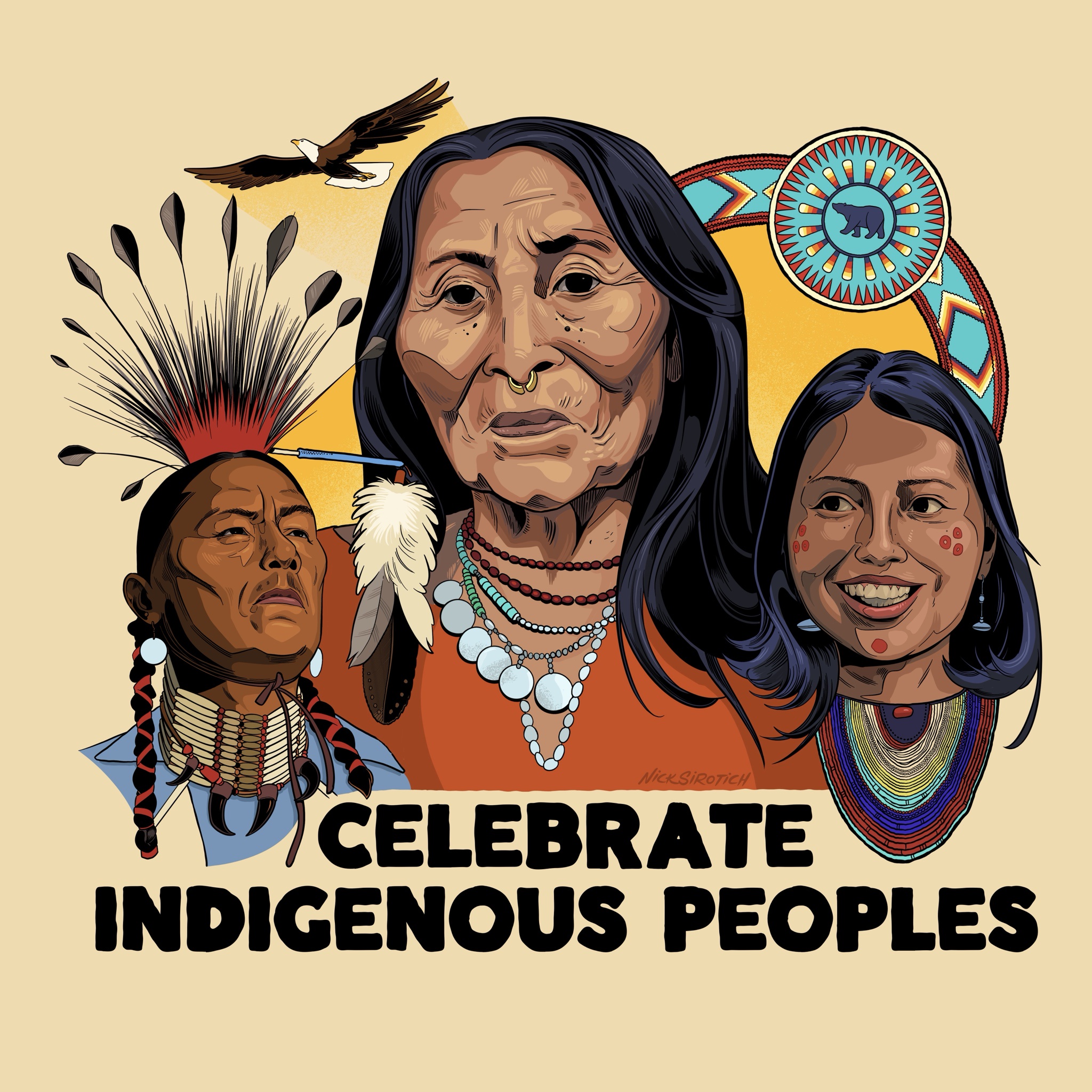 Honoring Indigenous Peoples through my illustration [OC]