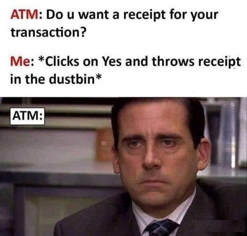 Do You Need a Receipt for Your ATM Withdrawal?