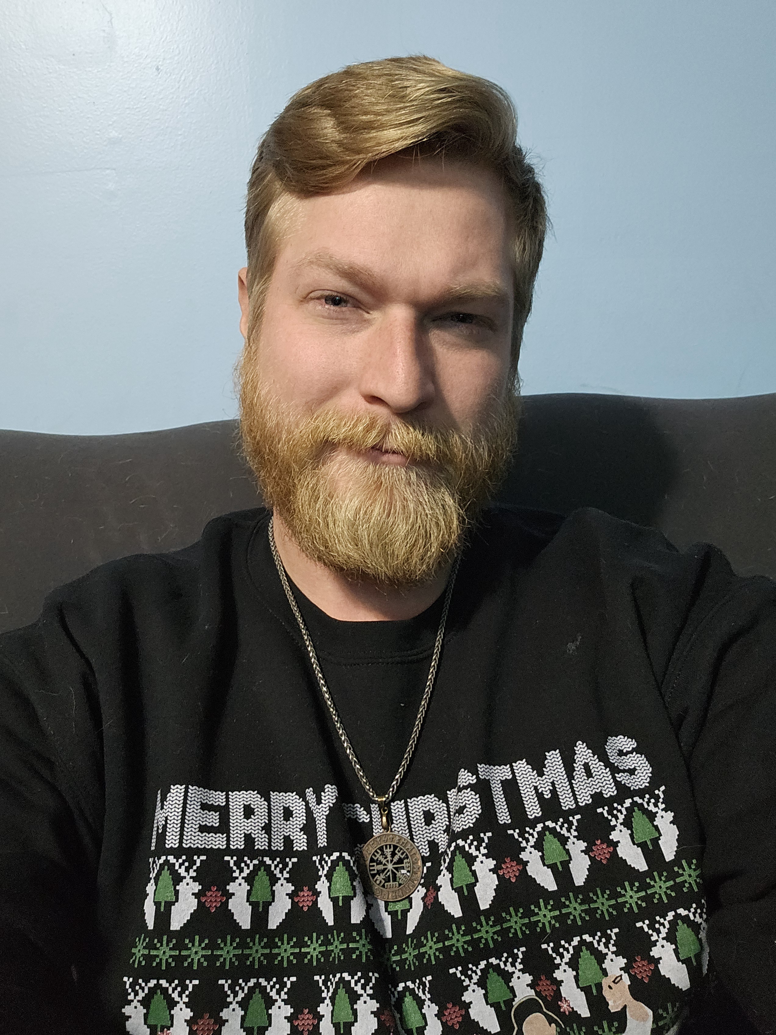 Annual Christmas selfie time! Wishing everyone a Merry Christmas!