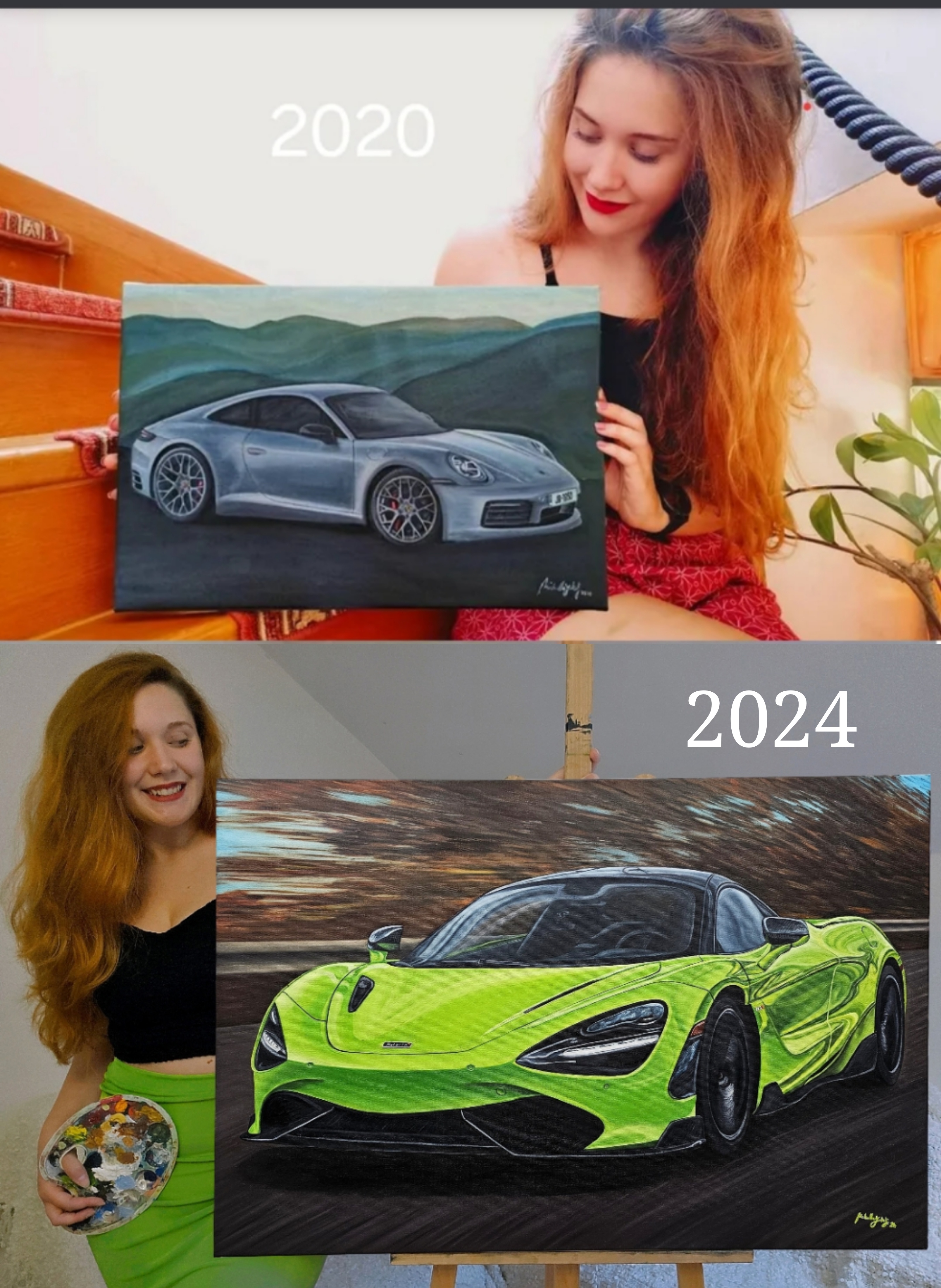 Meet Michelle: A Self-Taught Painter Transforming Cars into Art