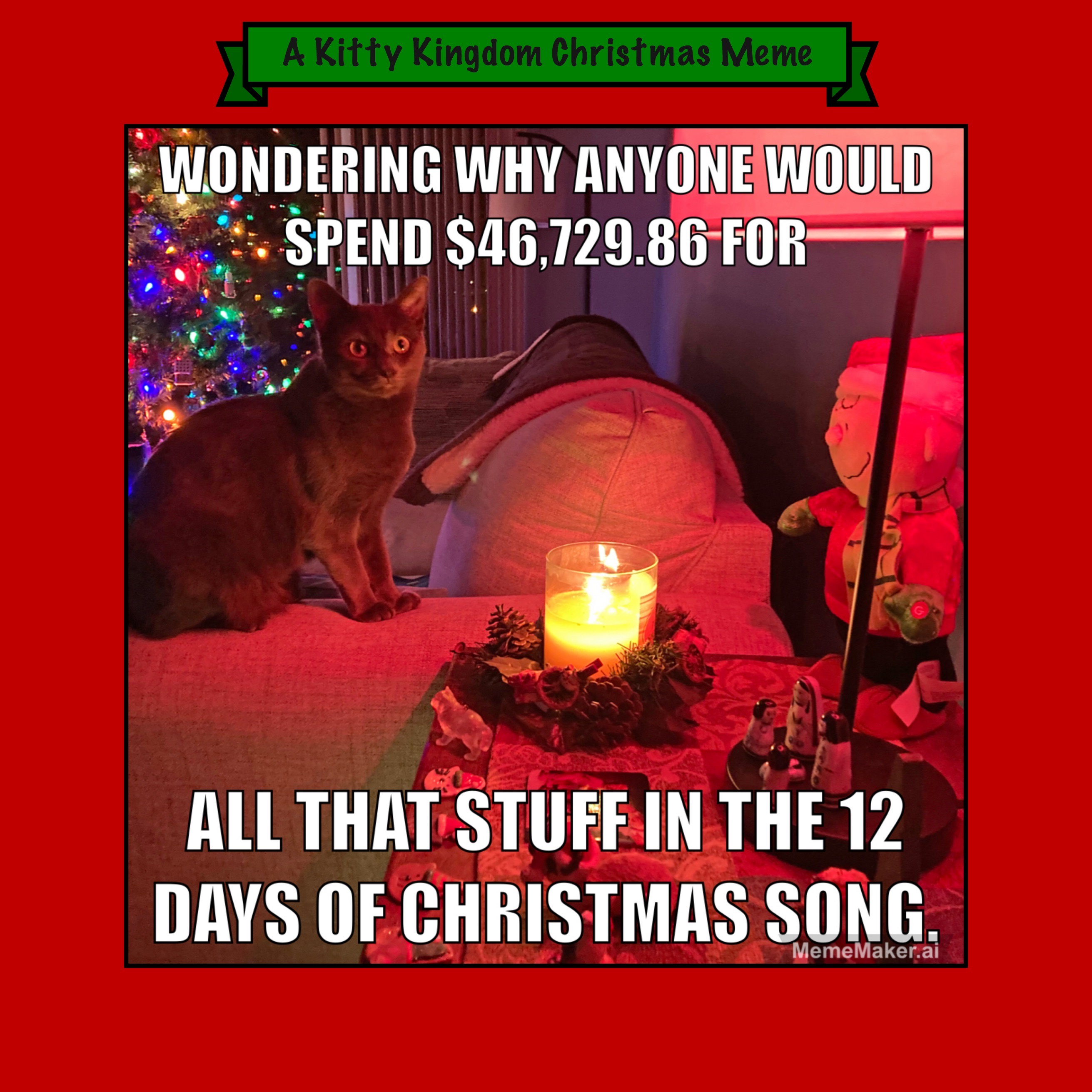 Countdown to Christmas in the Kitty Kingdom: Meme #6