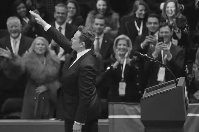 A Historical Moment: Goebbels Saluting Hitler in 1933