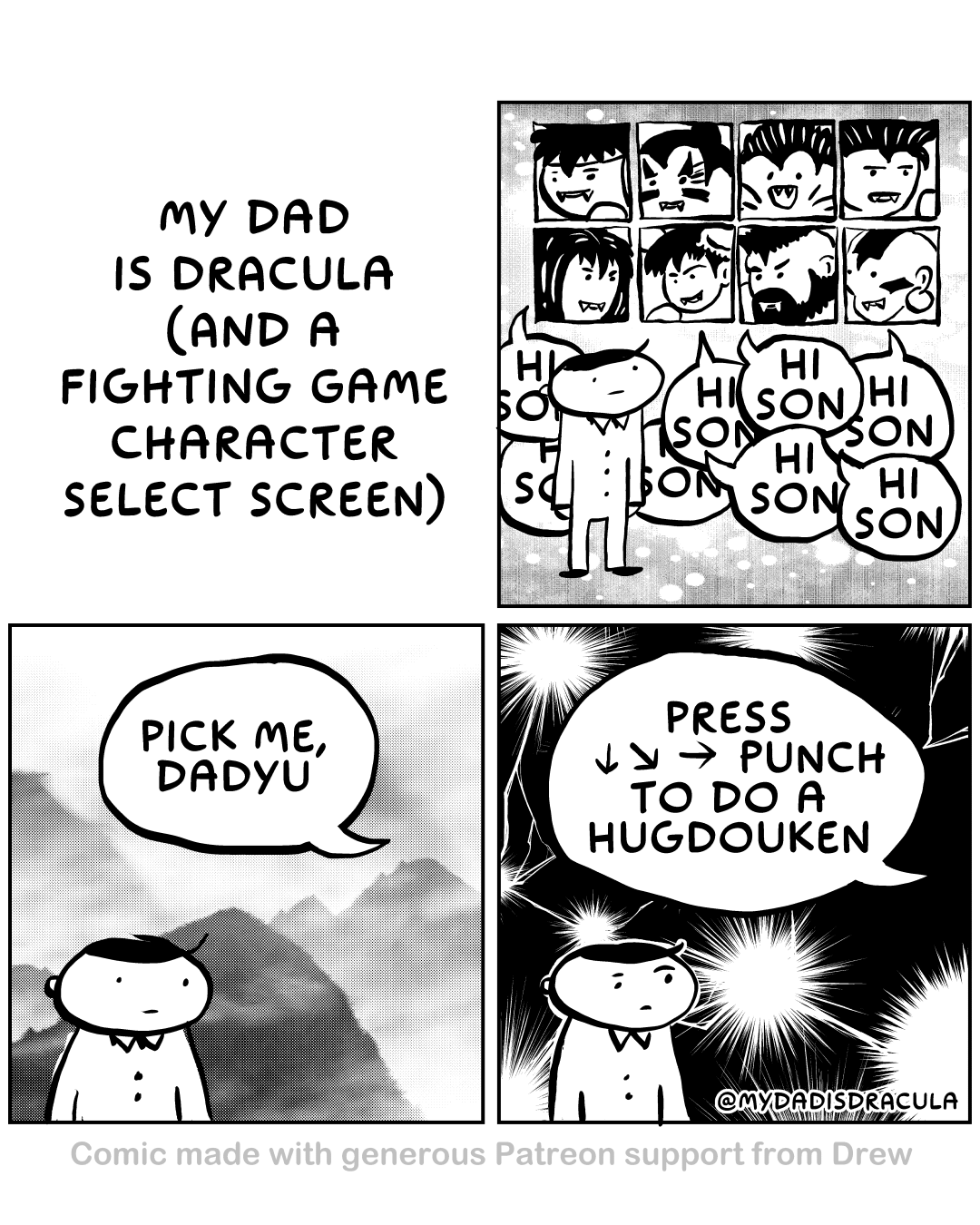 When Your Dad is Both a Vampire and a Fighting Game Character
