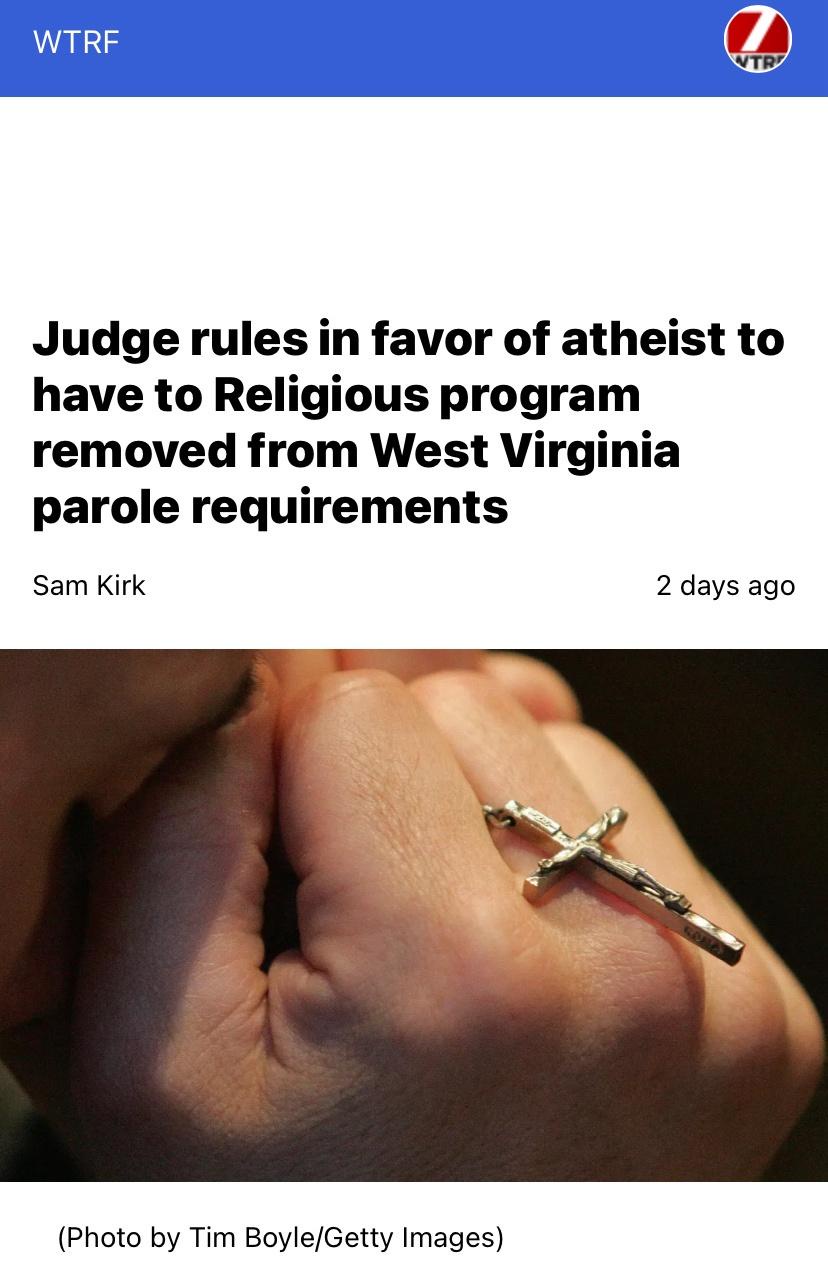 Celebrating a Small Win Against Christofascism